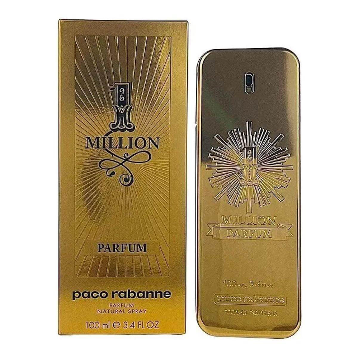 1 Million Parfum by Paco Rabanne cologne men 3.3 / 3.4 oz New in Box 3349668579839