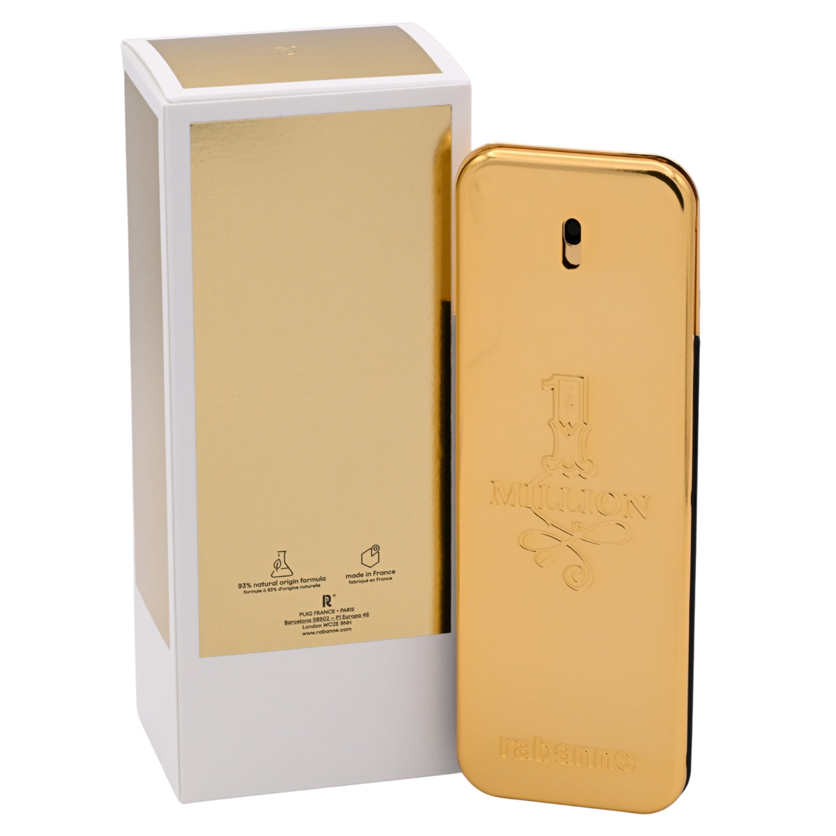 1 One Million by Paco Rabanne for Men EDT 3.3 / 3.4 oz New in Box 3349666007921