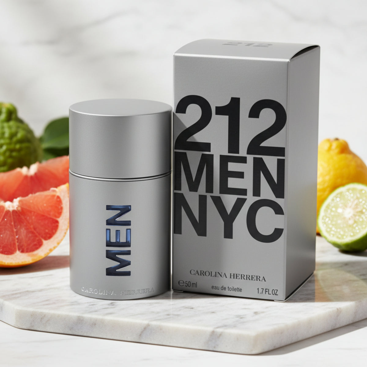 212 MEN NYC by Carolina Herrera Cologne EDT 1.7 oz New in Box 8411061896259