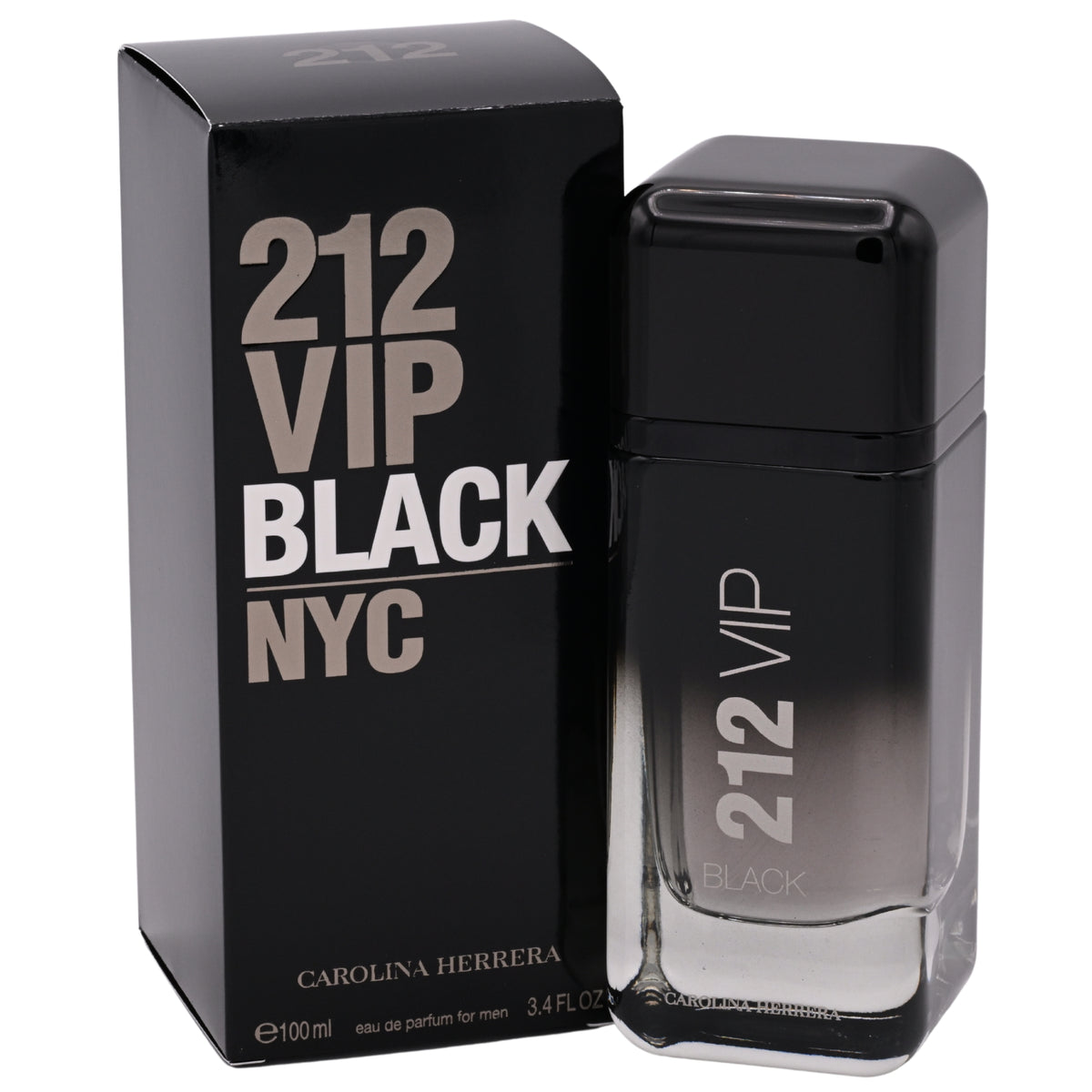 212 VIP Black by Carolina Herrera cologne for him EDP 3.3 / 3.4 oz New in Box 8411061043844