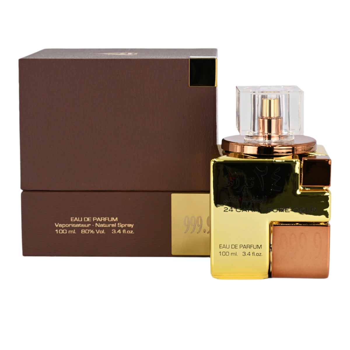 24 Carat Pure Gold by Lattafa perfume for unisex EDP 3.3 / 3.4 oz. New in Box 6291106063998