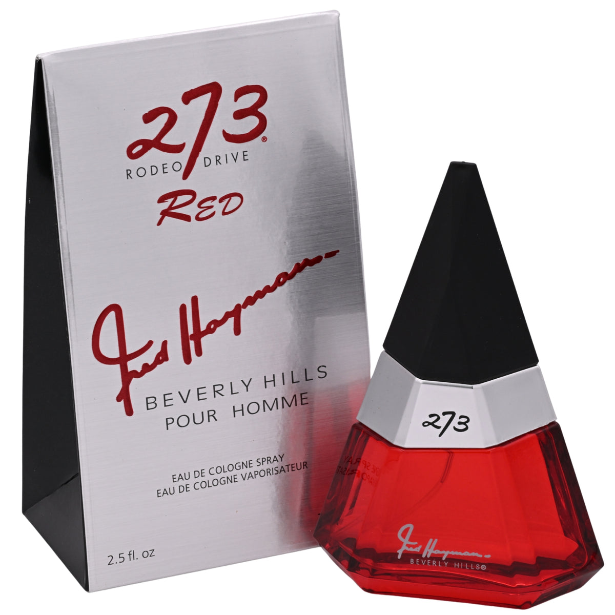 273 RED pour homme Fred Hayman Cologne for Men EDC 2.5 oz NEW IN BOX 837015005559