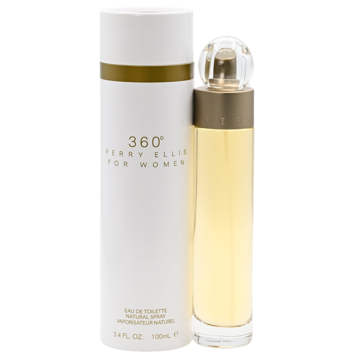 360 by Perry Ellis Perfume 3.3 / 3.4 oz Spray for Women edt NEW IN BOX 844061000599