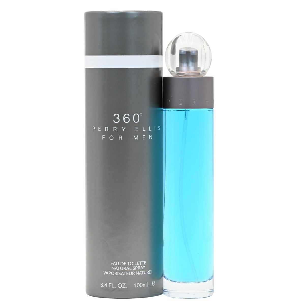 360 for Men by Perry Ellis Cologne 3.4 oz EDT New in Box 844061000612