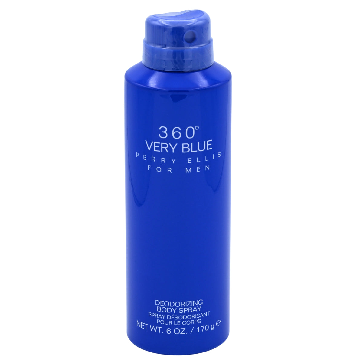 360 Very Blue by Perry Ellis 6.0 oz Deodorizing Body Spray 844061014633