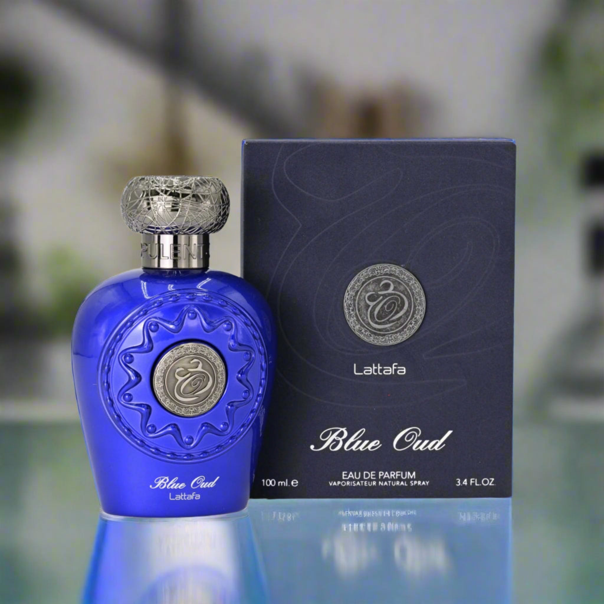 Blue Oud by Lattafa perfume for unisex EDP 3.3 / 3.4 oz New in Box (6)