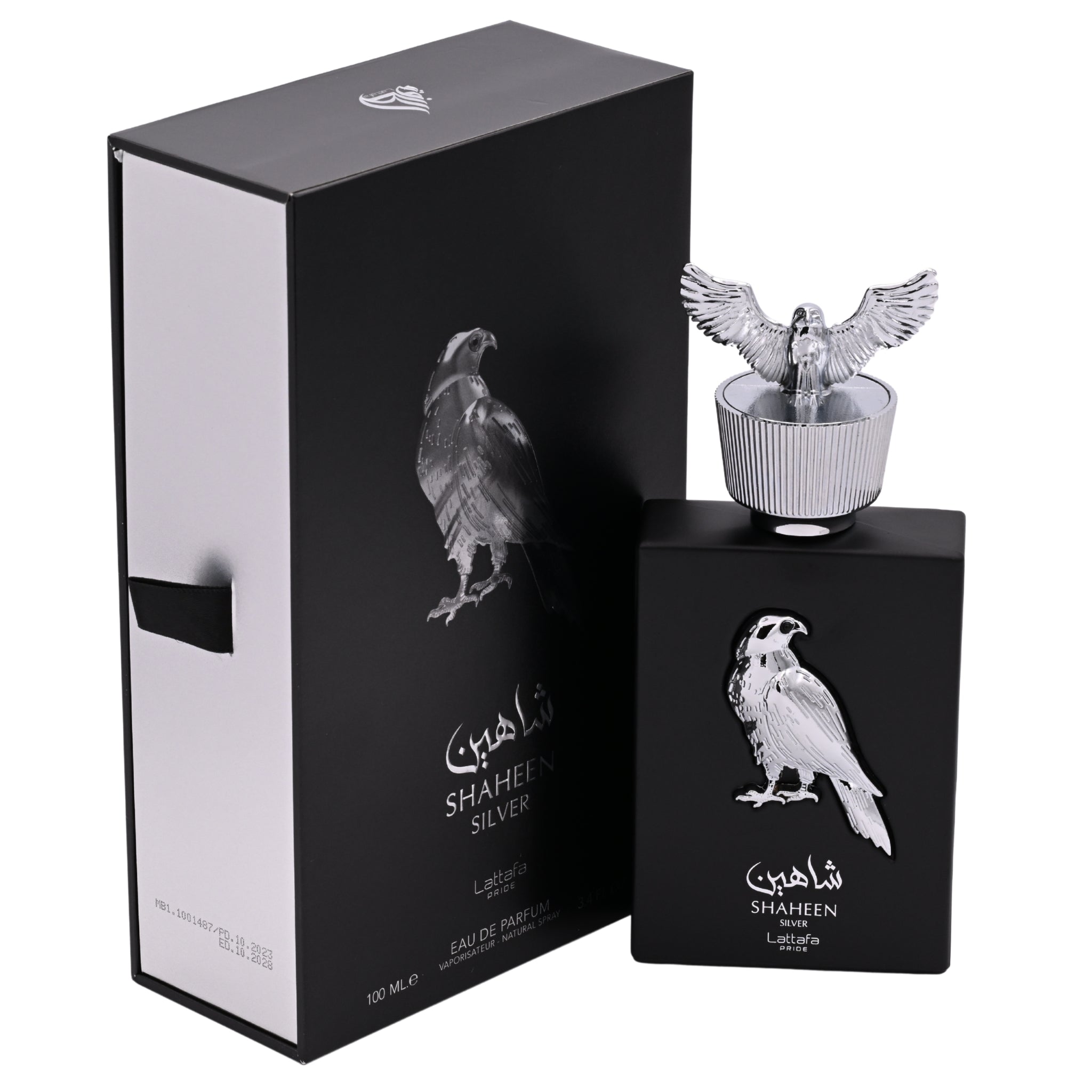 Pride Shaheen Silver by Lattafa perfume for unisex EDP 3.3 / 3.4 oz New in Box