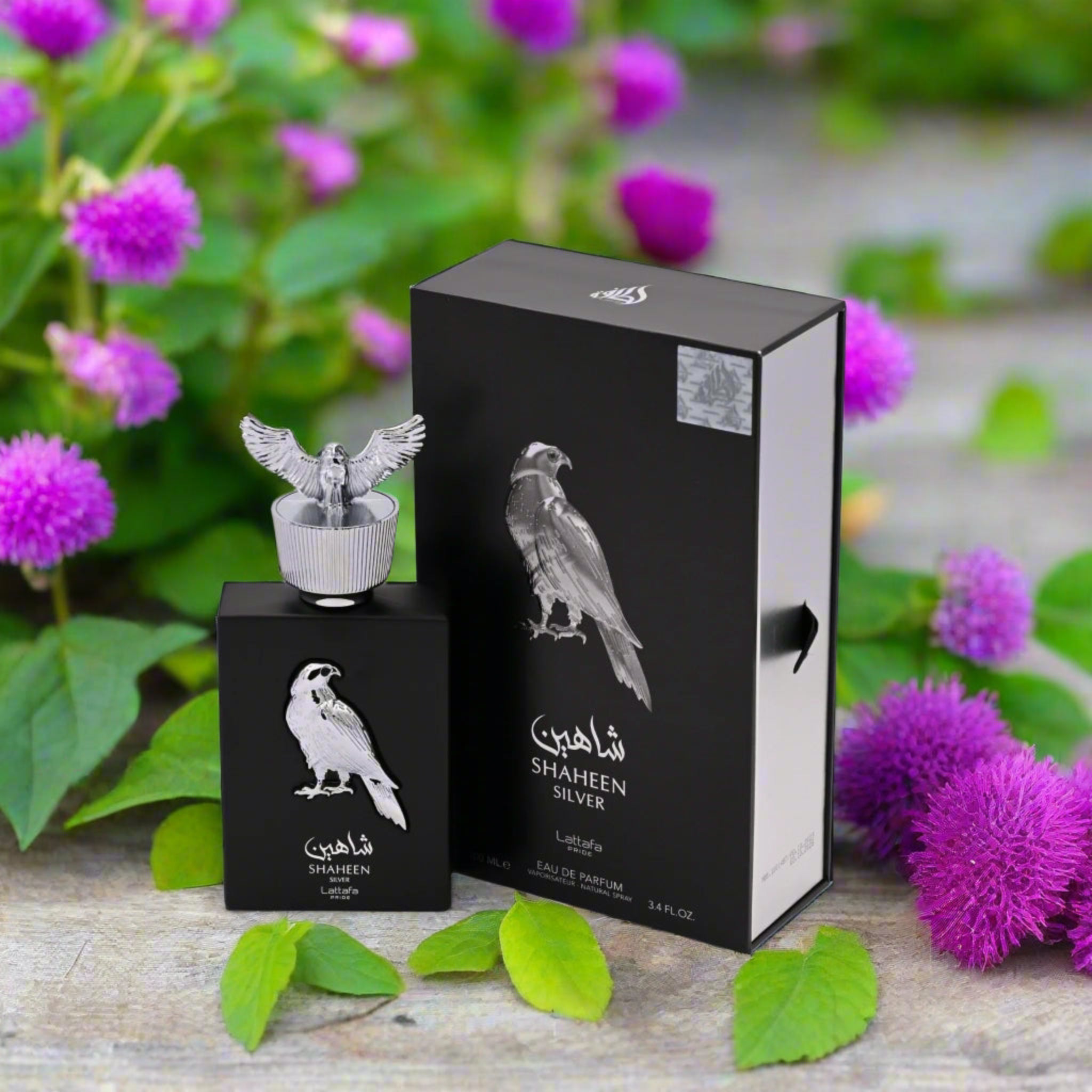 Pride Shaheen Silver by Lattafa perfume for unisex EDP 3.3 / 3.4 oz New in Box