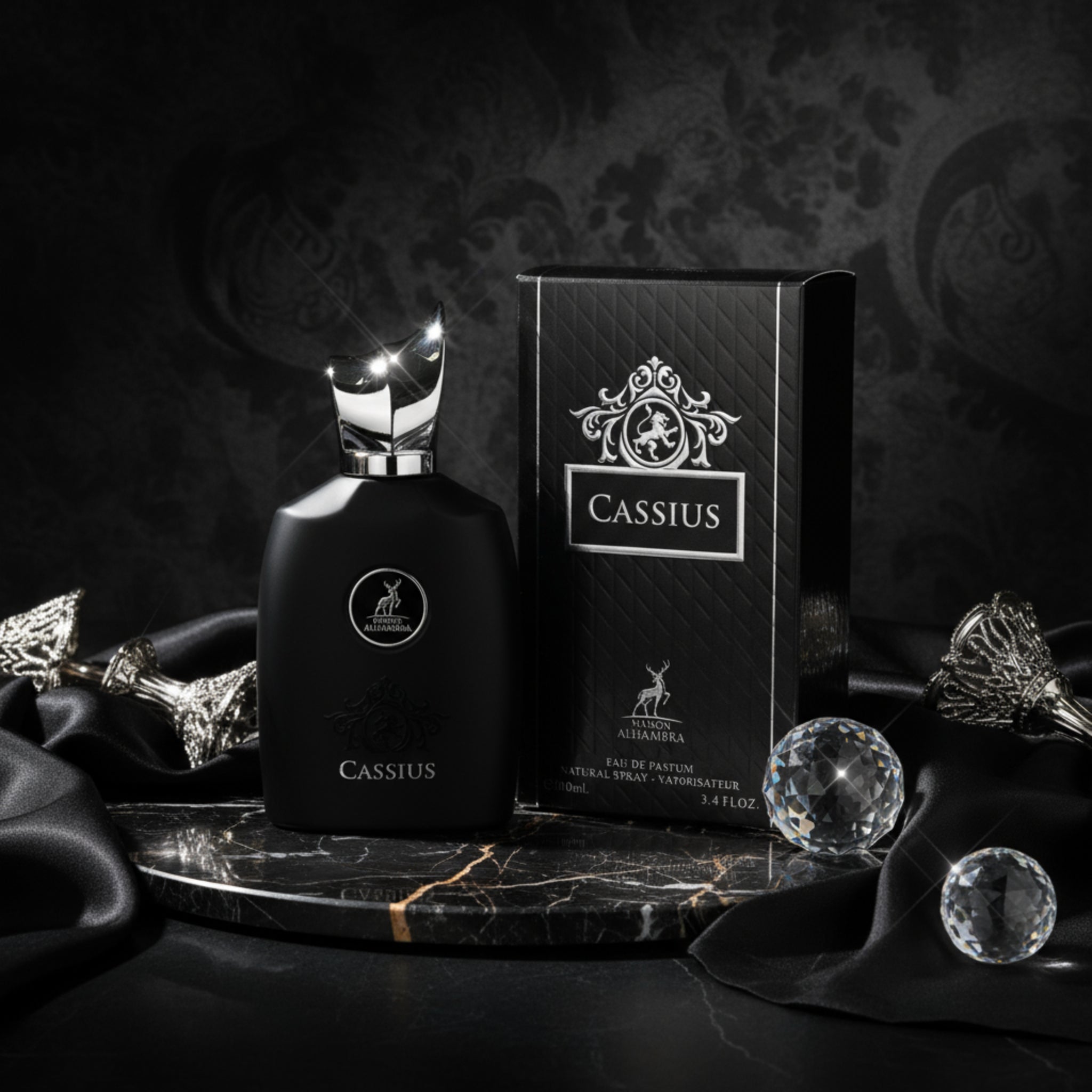 Cassius by Maison Alhambra perfume for unisex EDP 3.3 / 3.4 oz New in Box