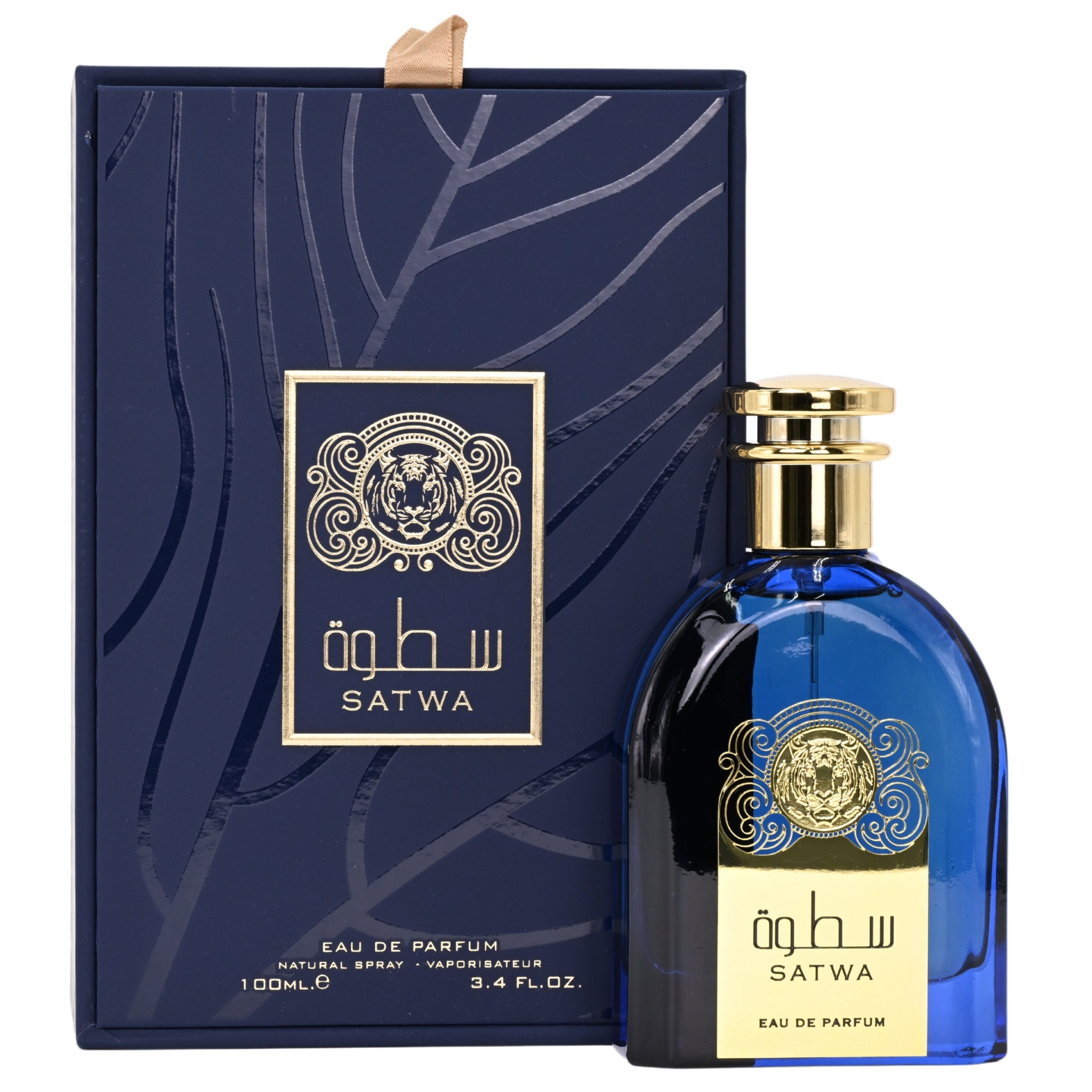 SATWA perfume bottle and packaging on a white background