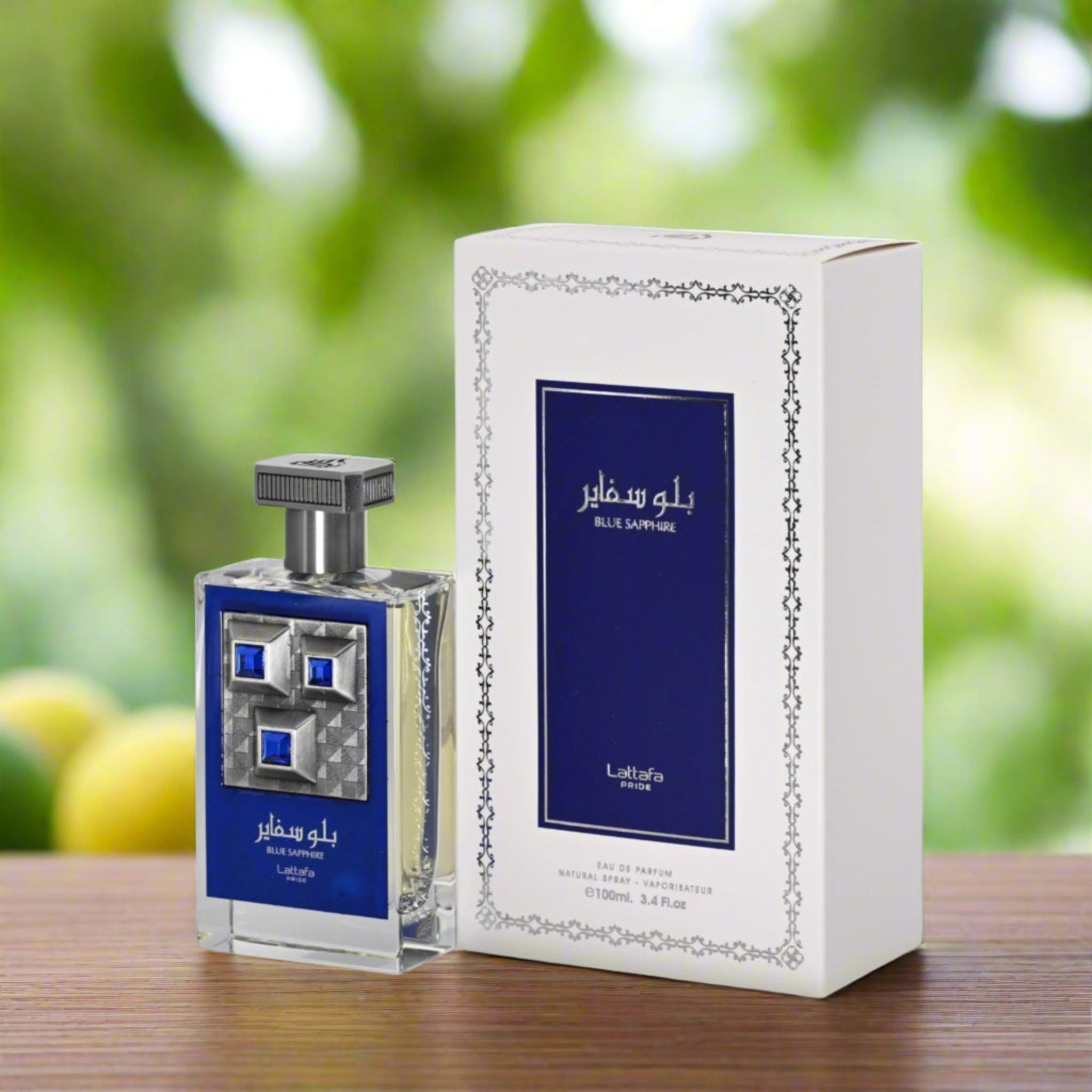 Blue Sapphire by Lattafa perfume for unisex EDP 3.3 / 3.4 oz New in Box