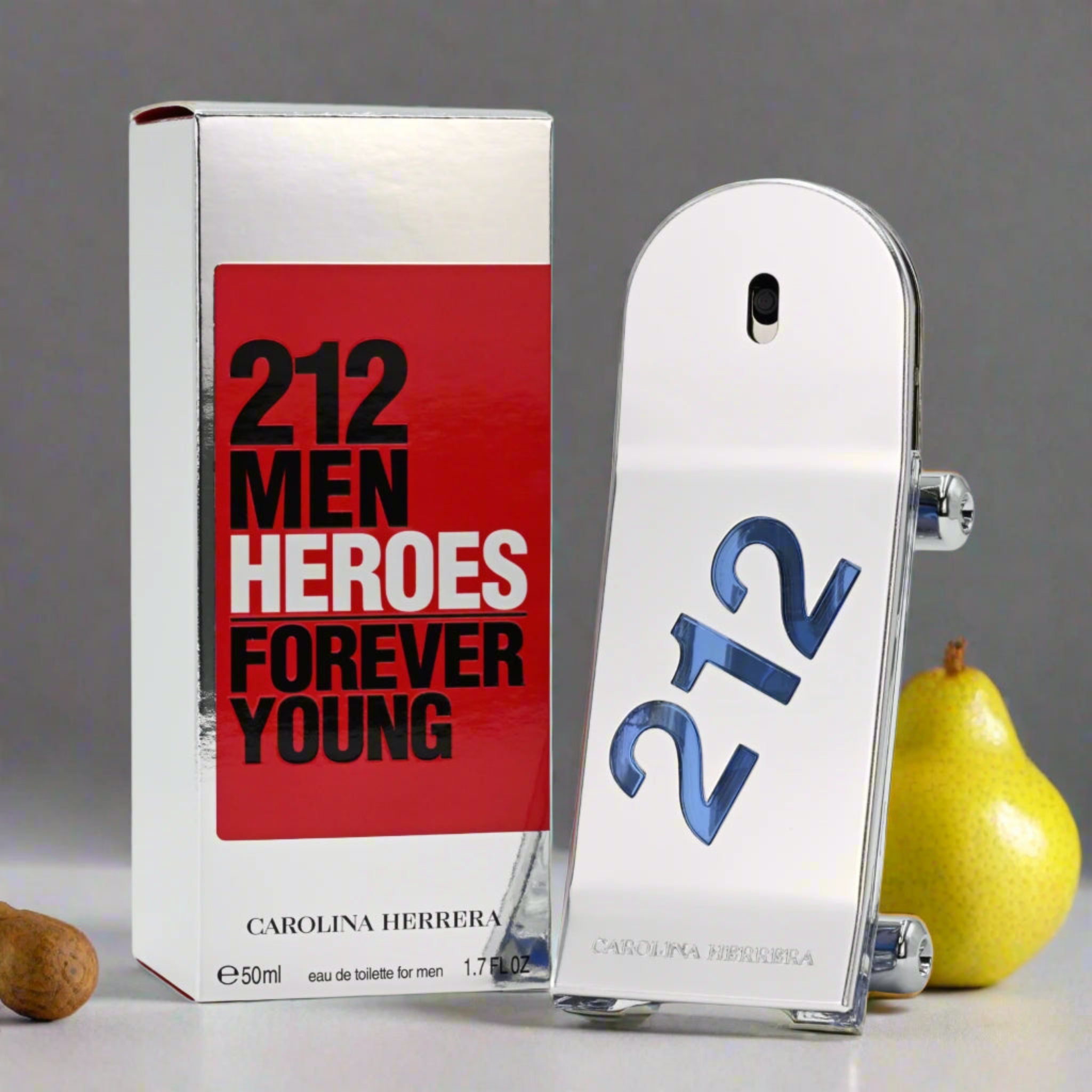 212 Men Heroes Forever Young by Carolina Herrera cologne EDT 1.7 oz New in Box