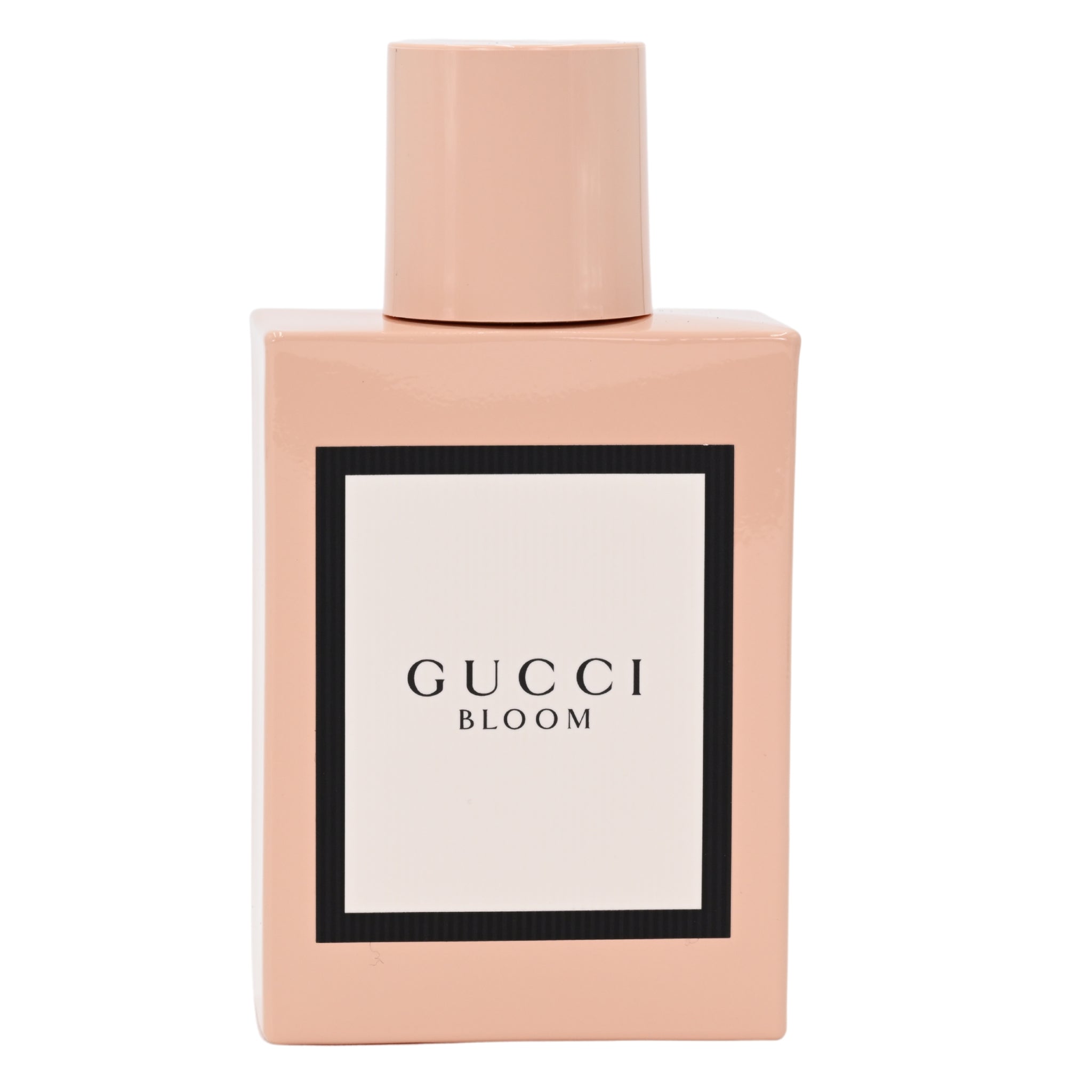 Gucci Bloom perfume bottle packaging on a white background