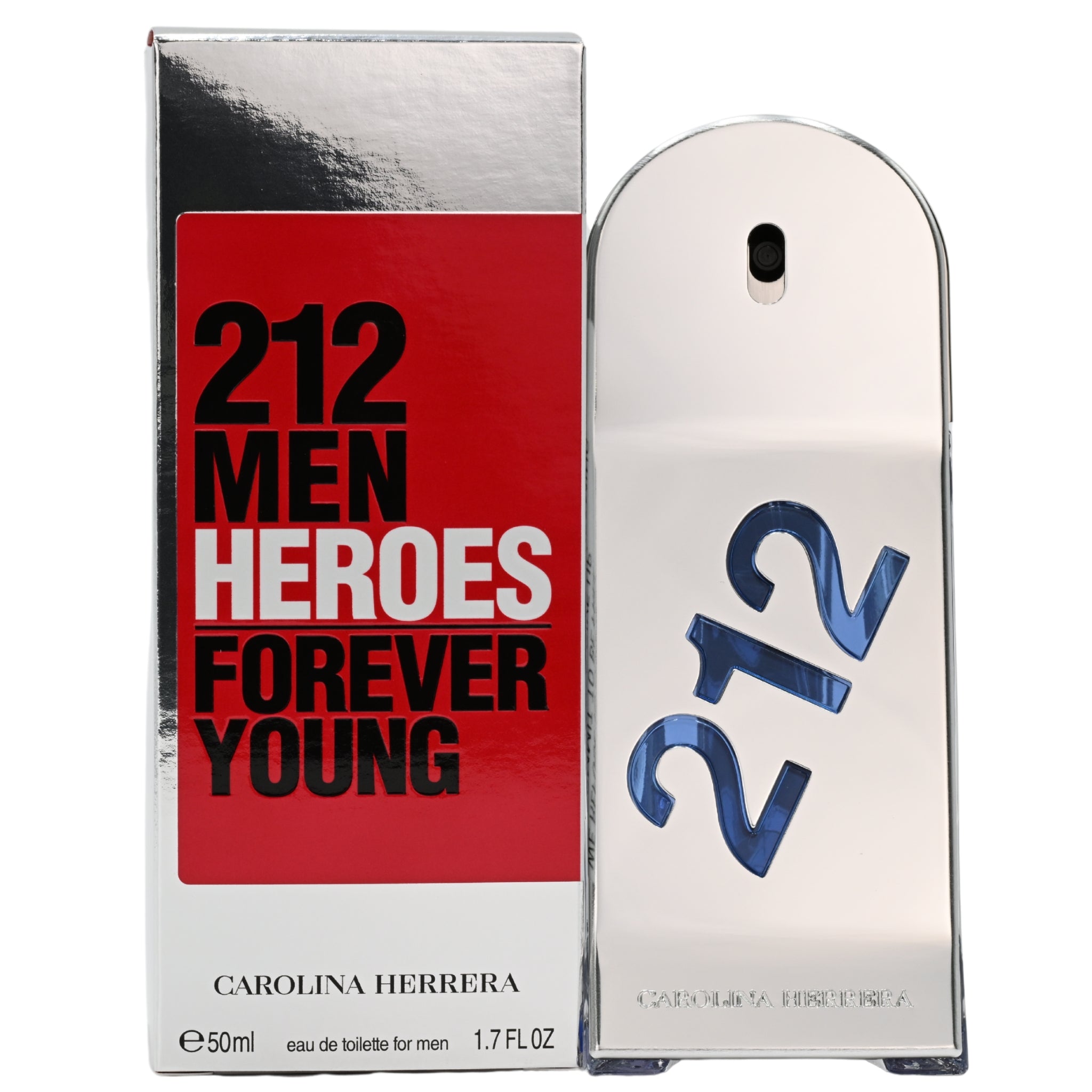 212 Men Heroes Forever Young by Carolina Herrera cologne EDT 1.7 oz New in Box