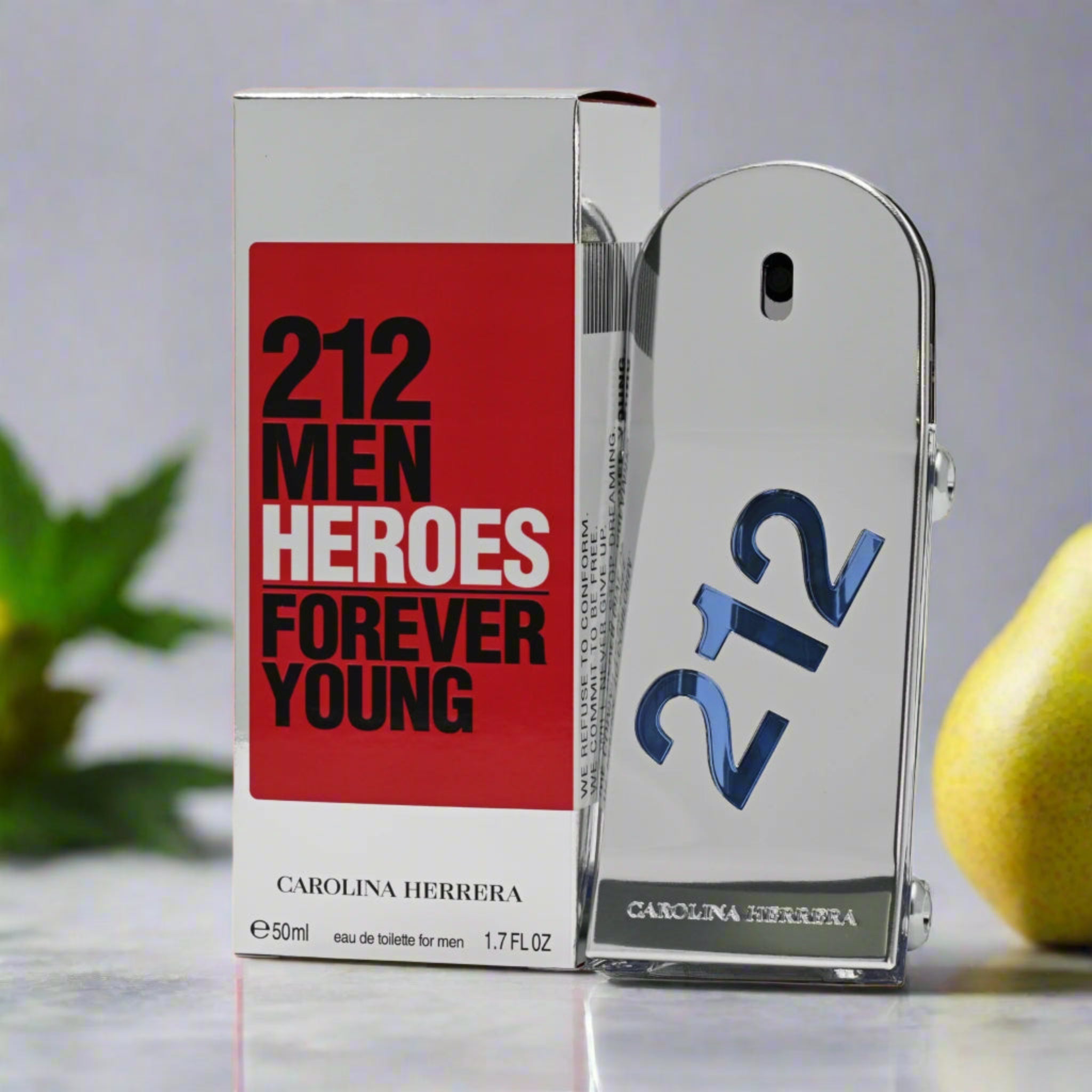 212 Men Heroes Forever Young by Carolina Herrera cologne EDT 1.7 oz New in Box