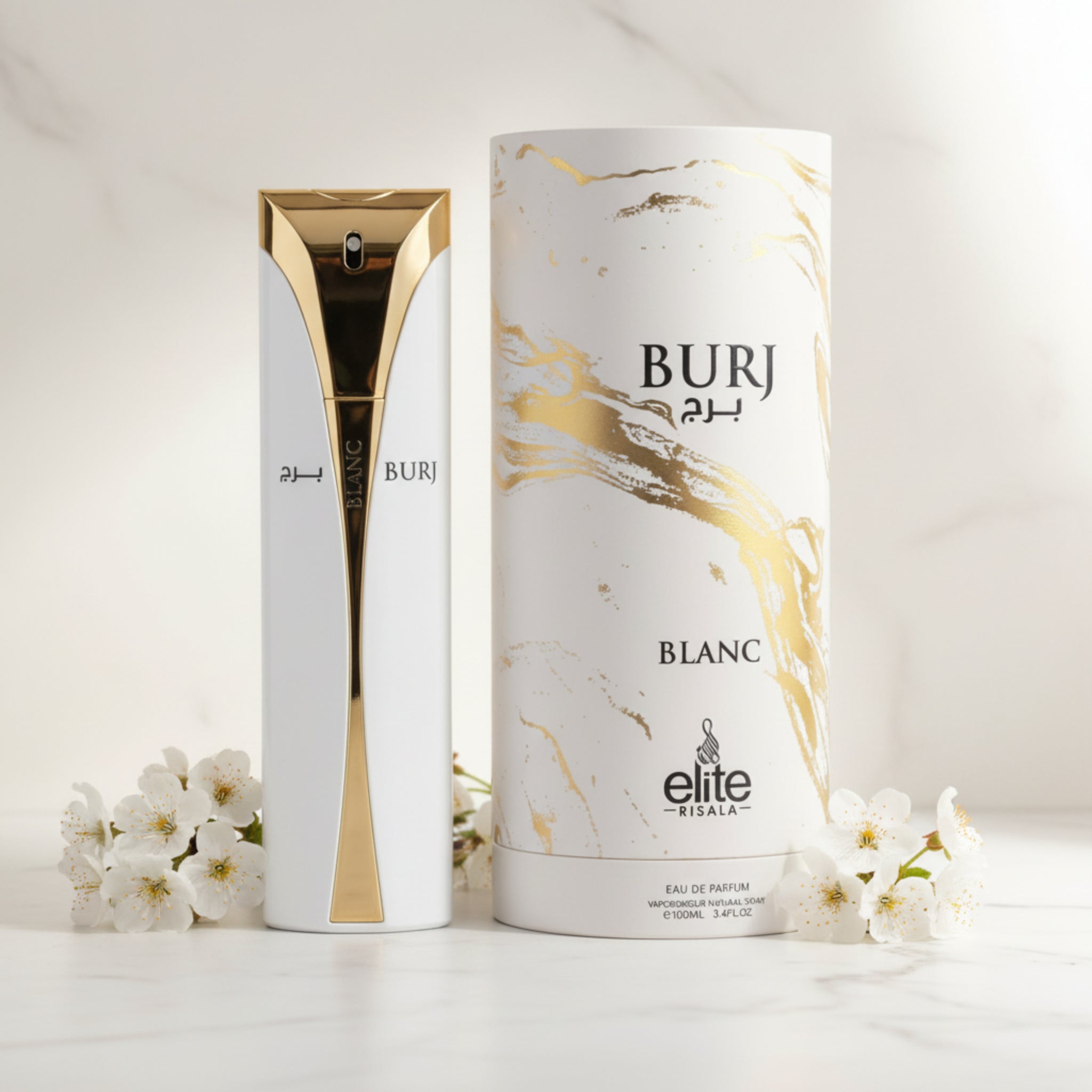 Risala Elite Burj Blanc EDP Spray Unisex 3.4 oz 100ml New Box