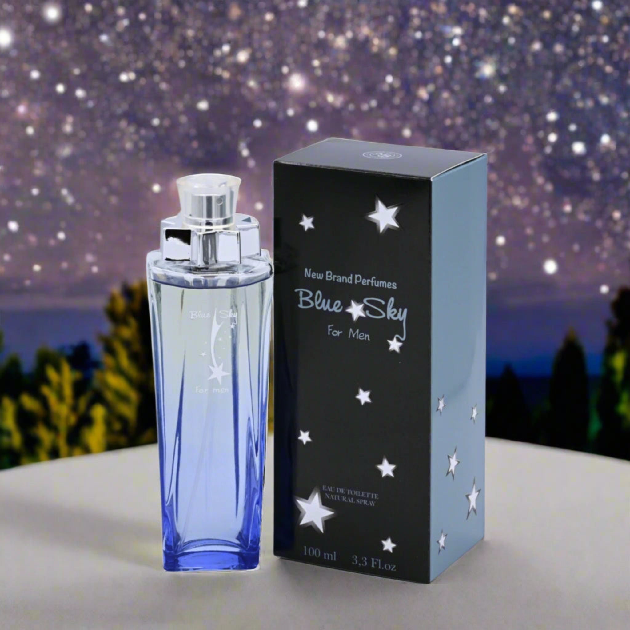 Blue Sky by New Brand cologne for men EDT 3.3 /3.4 oz New In Box