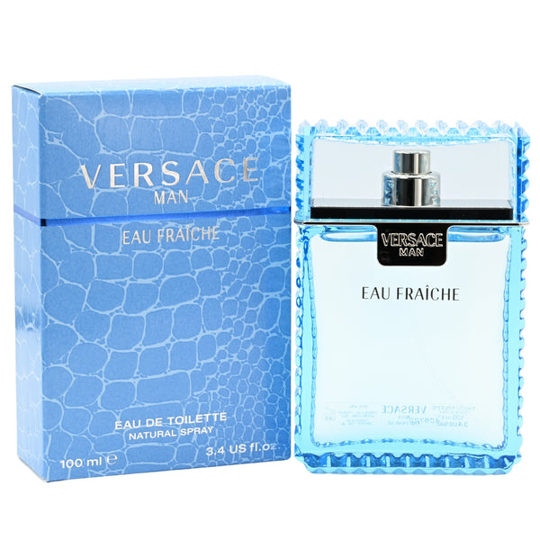 VERSACE Man Eau Fraiche for Men 3.4 oz cologne 3.3 EDT Spray NEW IN BOX