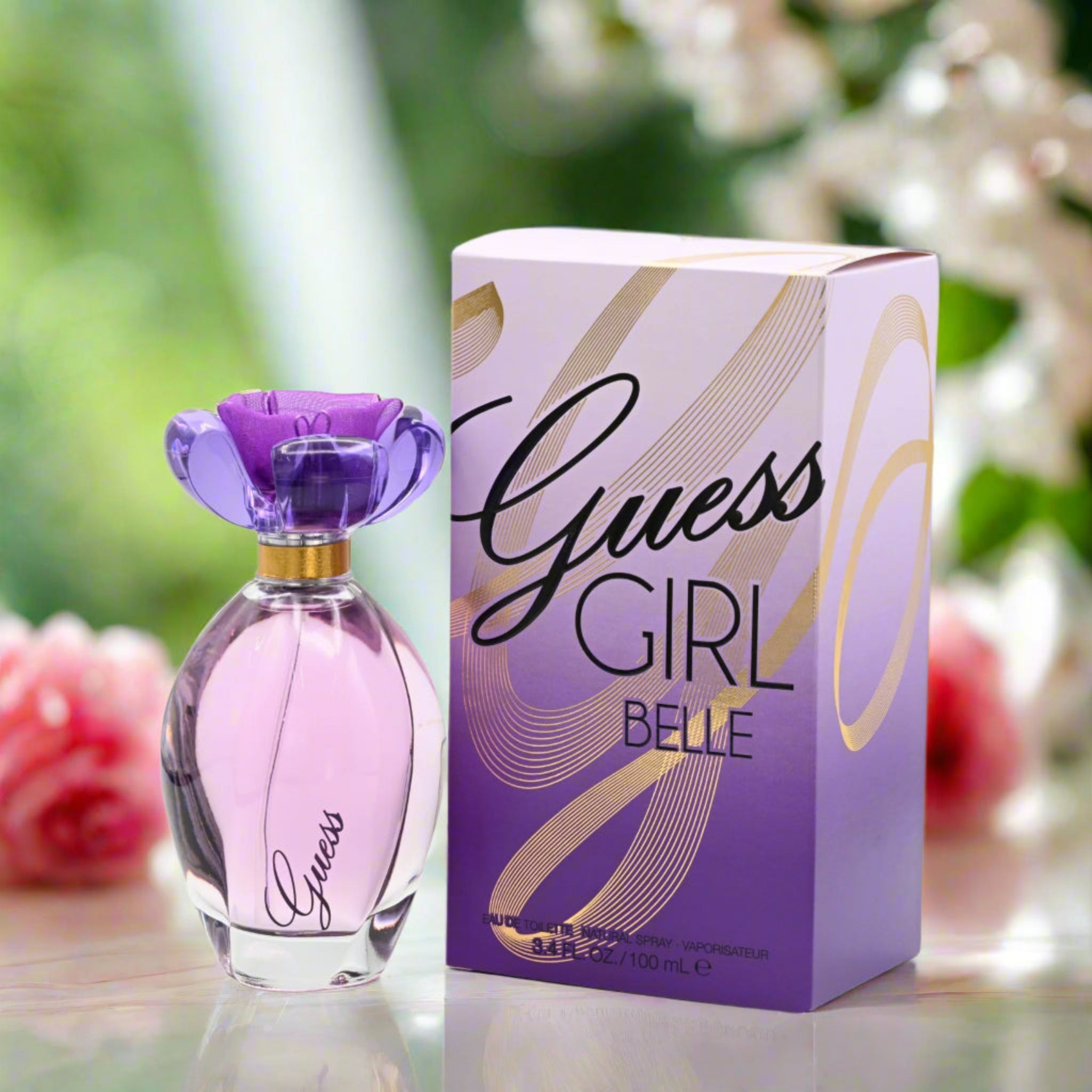 Guess GIRL BELLE by GUESS Spray 3.4 / 3.3 oz EDT Perfume For Women NEW IN BOX