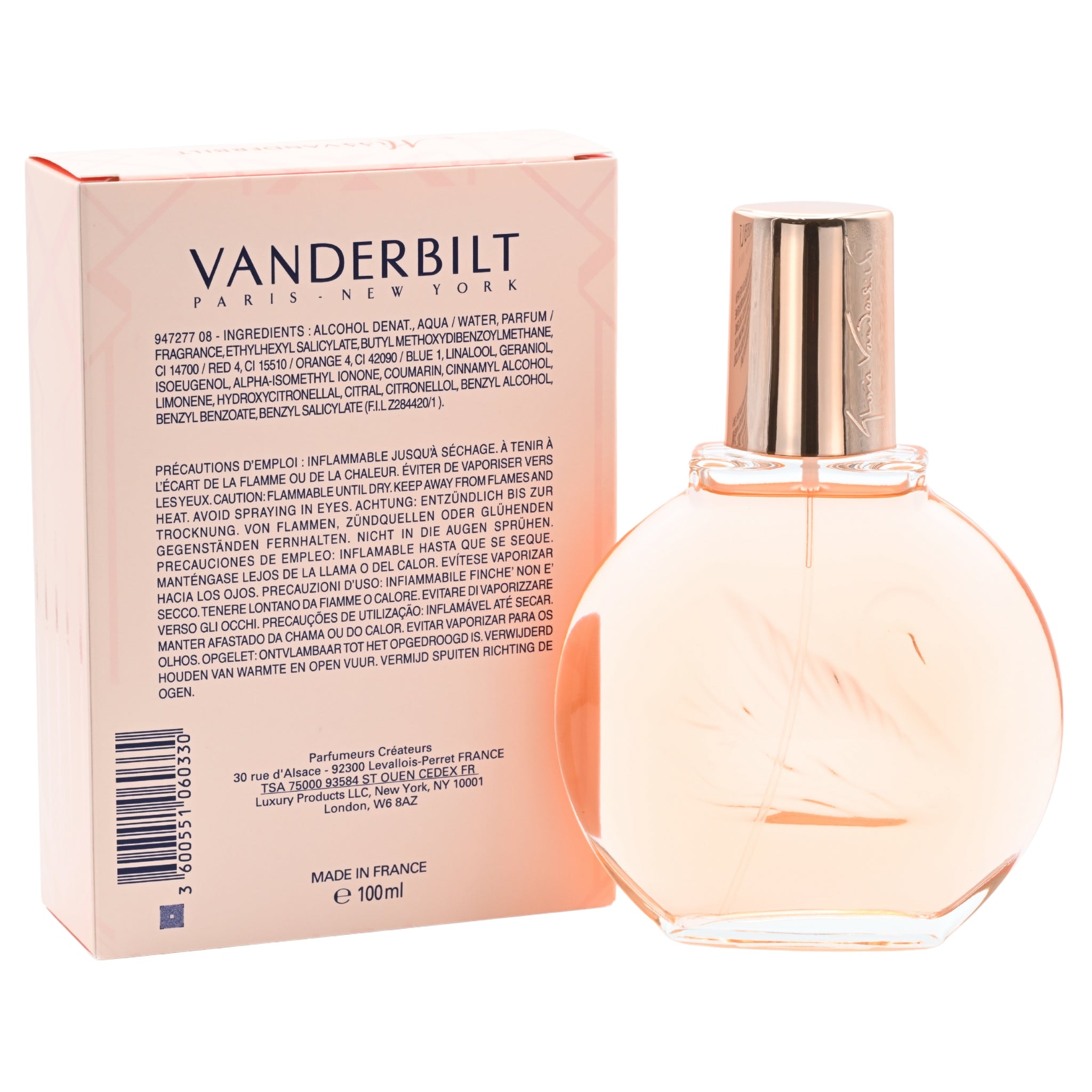 Miss Vanderbilt by Gloria Vanderbilt for women EDT 3.3 / 3.4 oz New in Box