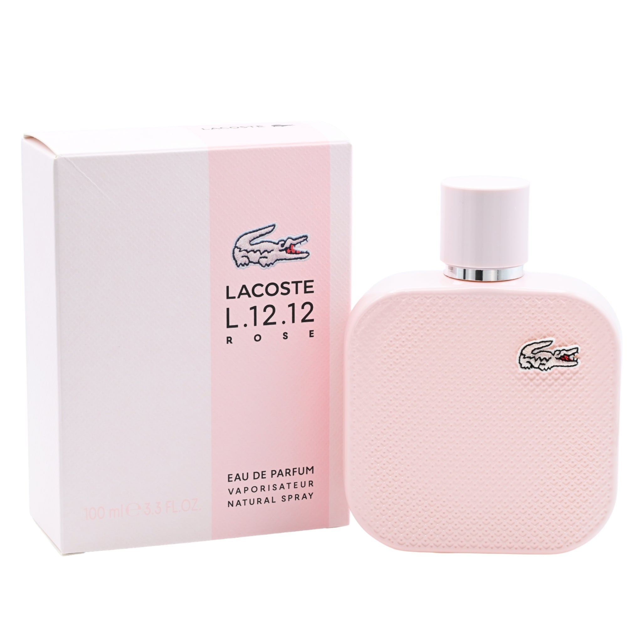 L.12.12 Rose by Lacoste perfume for women EDP 3.3 / 3.4 oz New in Box