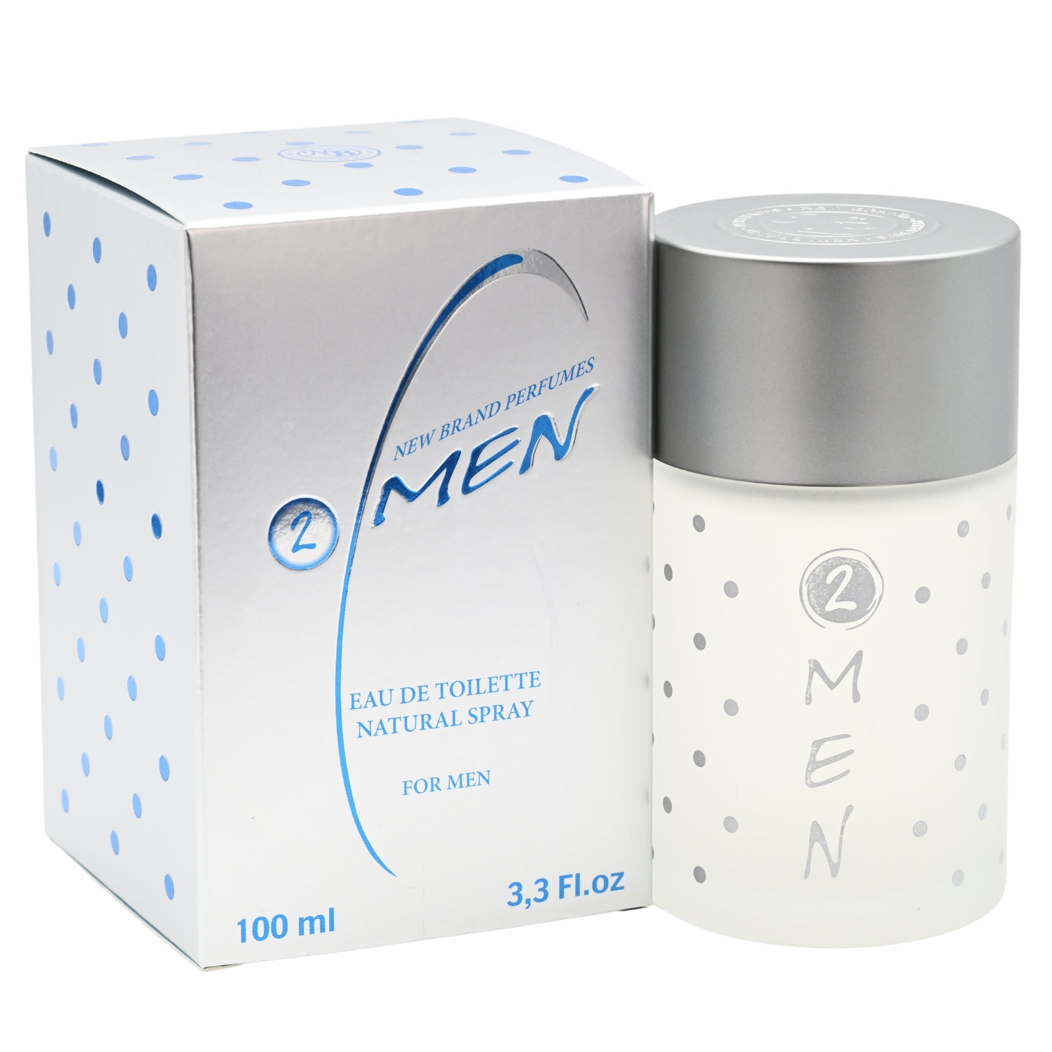 2 Men by New Brand cologne for men EDT 3.3 /3.4 oz New In Box