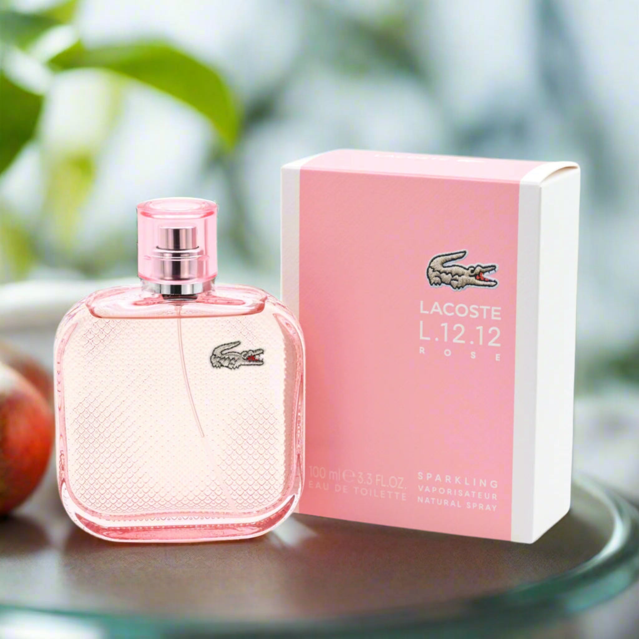 L.12.12 Rose Sparkling by Lacoste for women EDT 3.3 / 3.4 oz New in Box