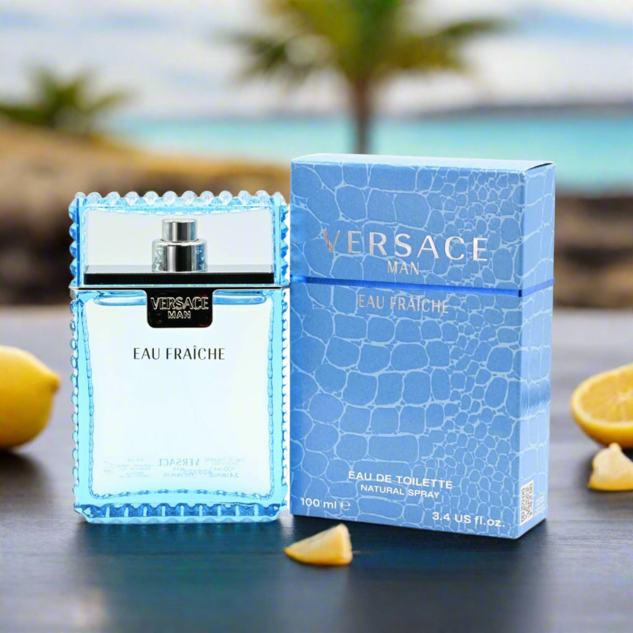 VERSACE EAU FRAICHE by Versace Cologne for Men EDT 3.3 / 3.4 oz New in Box