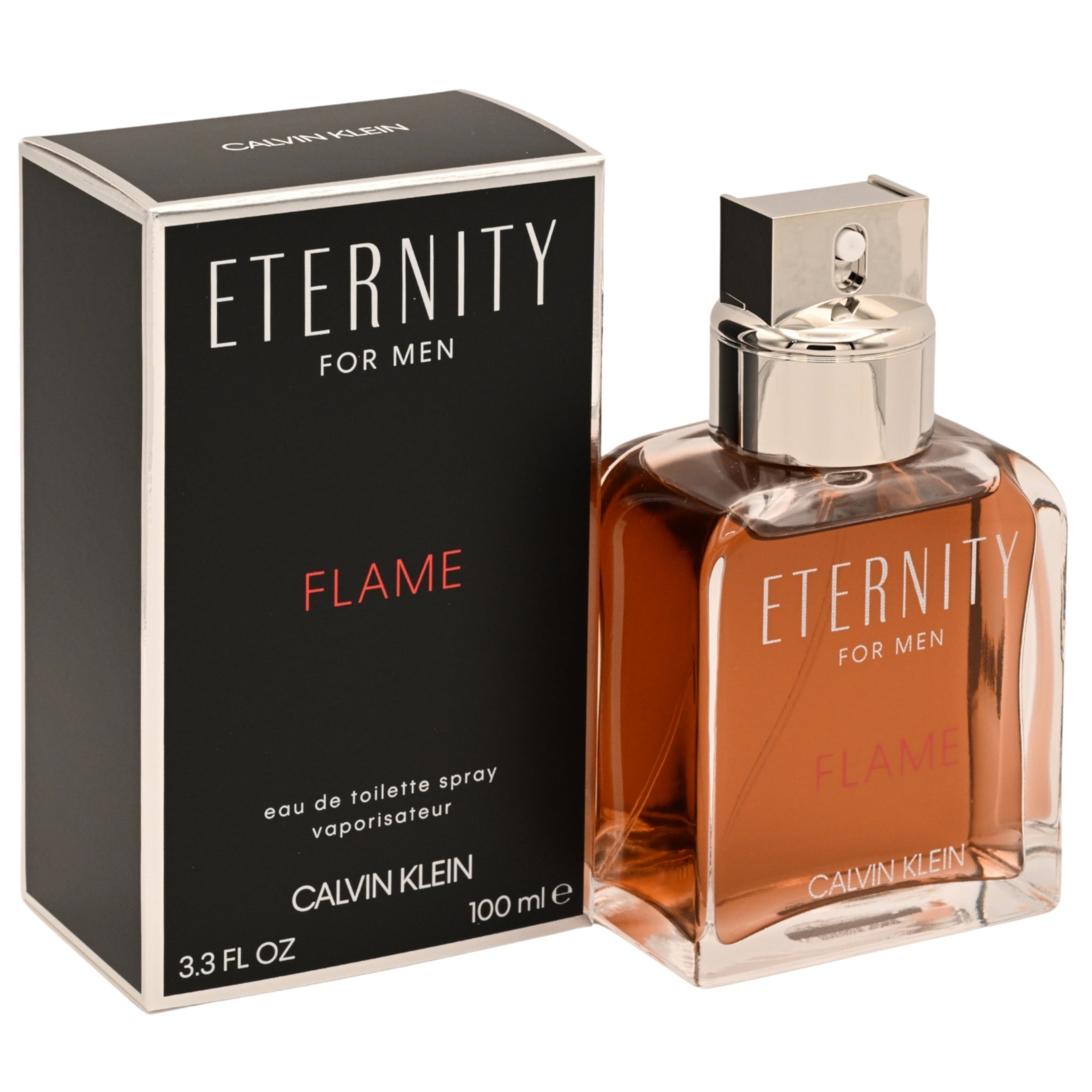 ETERNITY FLAME by Calvin Klein cologne for Men EDT 3.3 / 3.4 oz New in