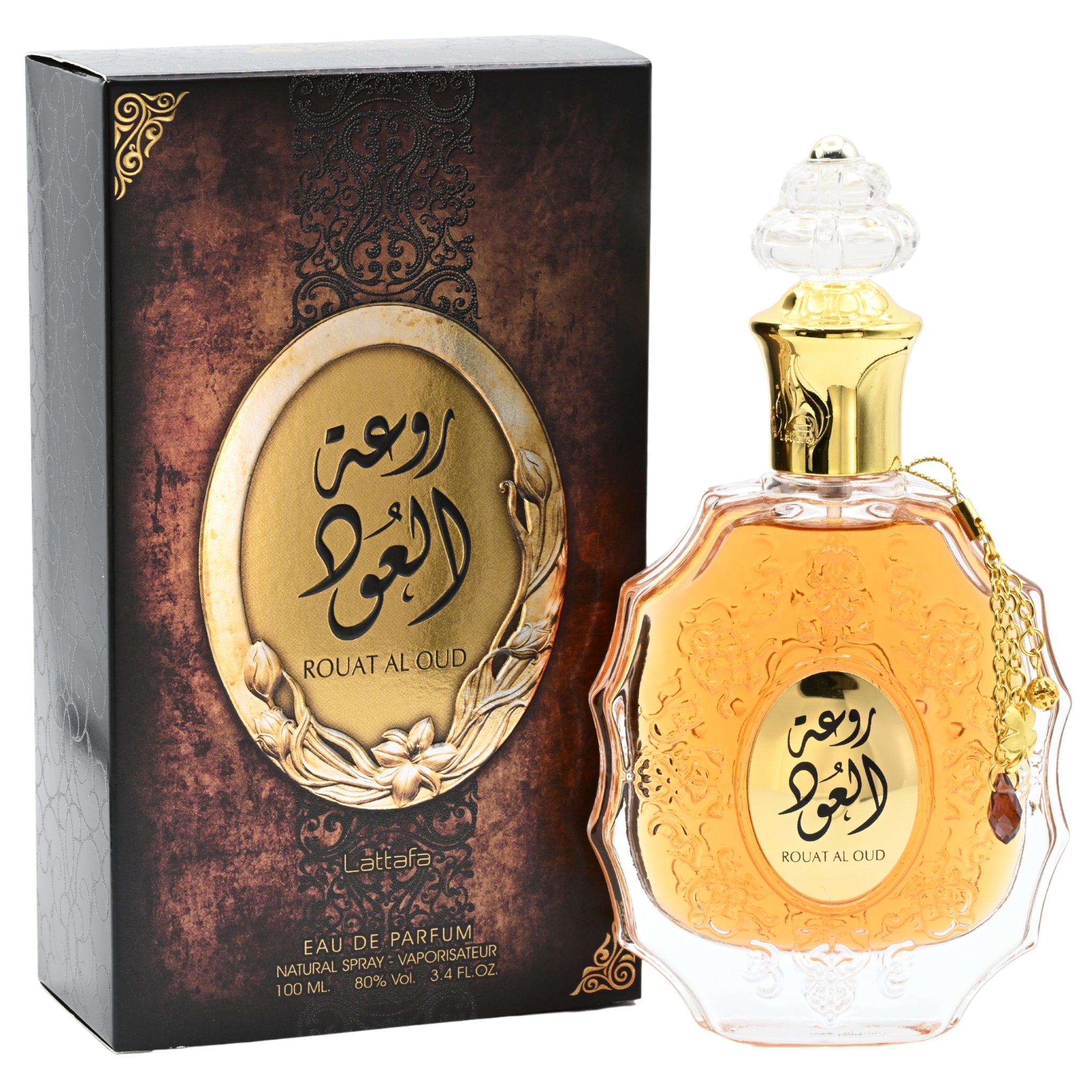 Rouat Al Oud by Lattafa perfume for unisex EDP 3.3 / 3.4 oz New in Box