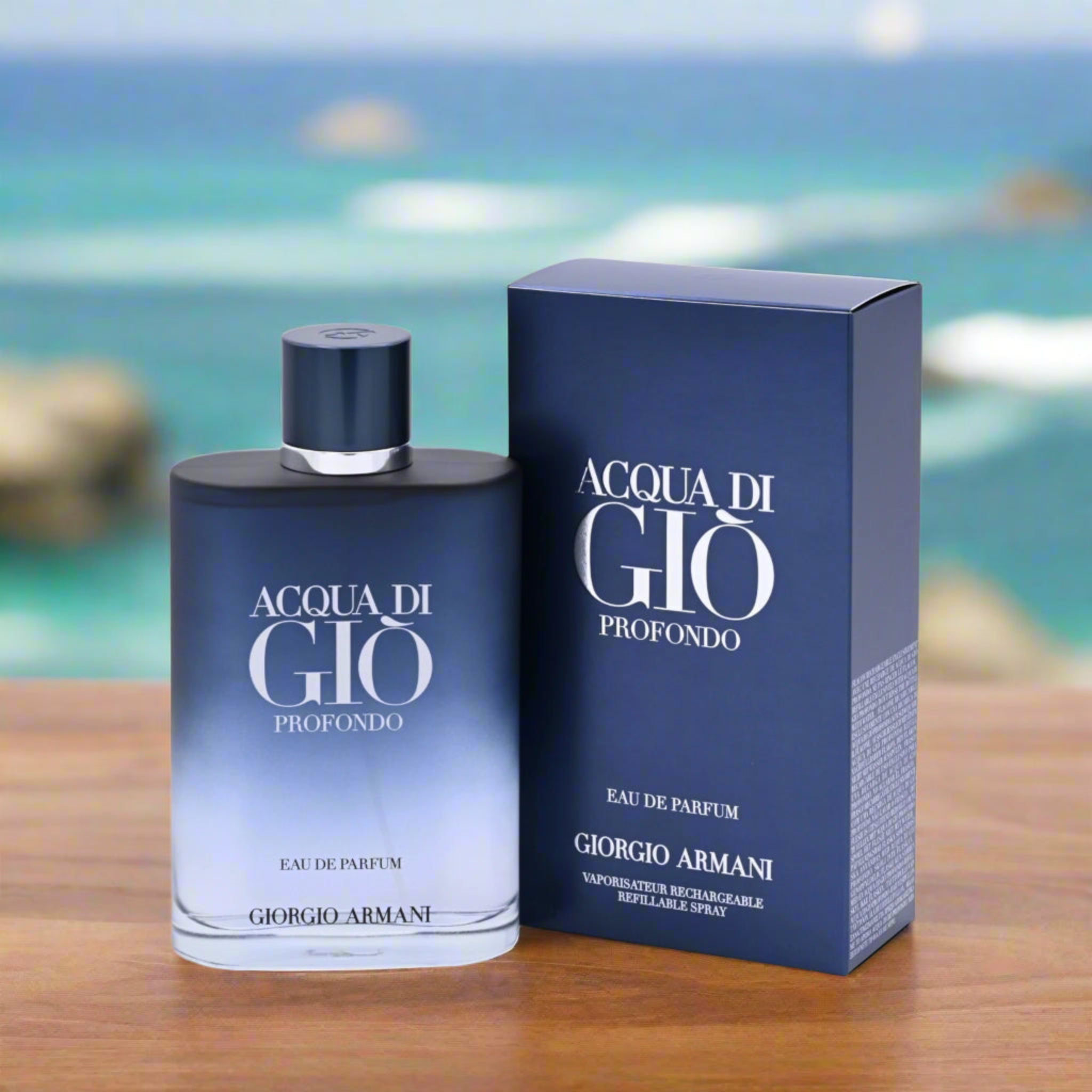 Acqua Di Gio Profondo by Giorgio Armani cologne for men EDP 6.7 oz New in Box