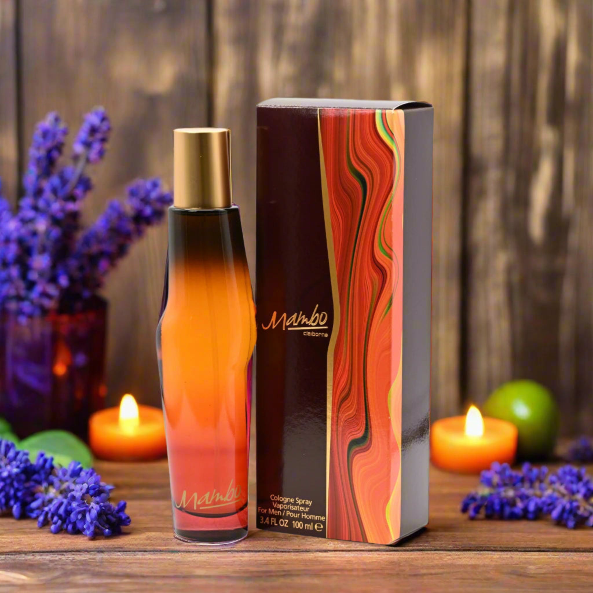 MAMBO Cologne by LIZ CLAIBORNE Spray 3.4 oz for Men EDT New in Box