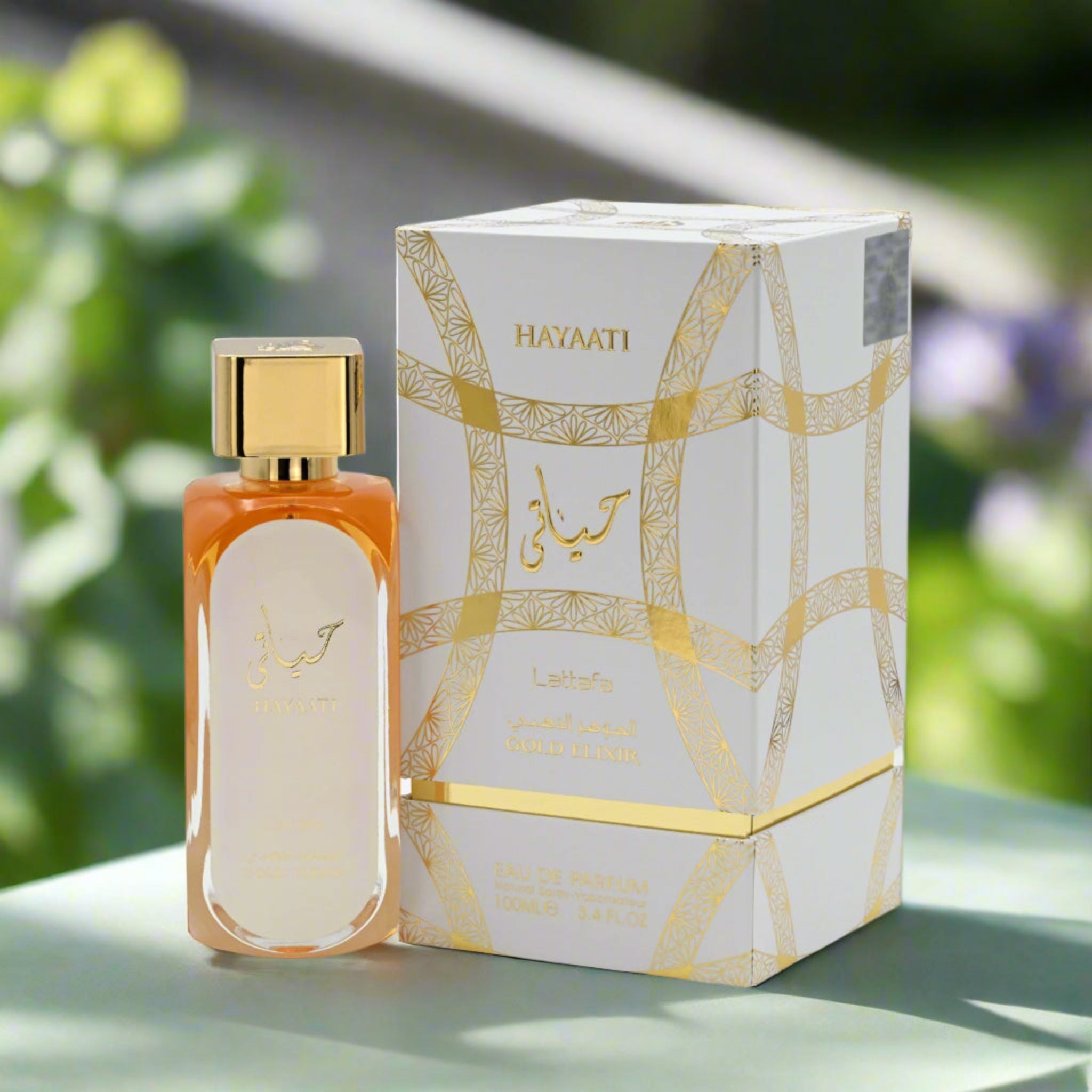Hayaati Gold Elixir by Lattafa perfume for unisex EDP 3.3 / 3.4 oz New in Box