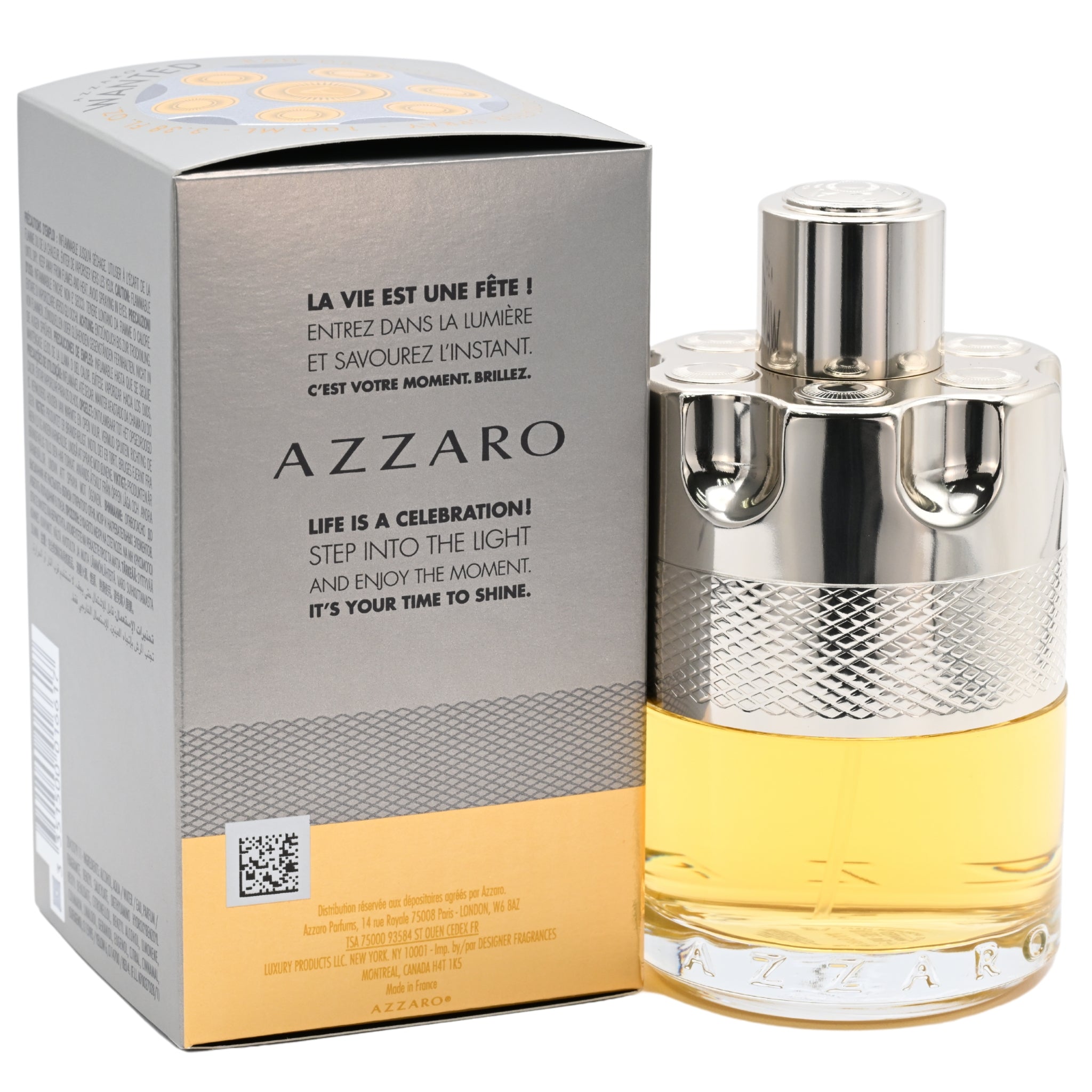 Azzaro Wanted cologne edt 3.4 oz 3.3 NEW IN BOX - 3.4 oz / 100 ml