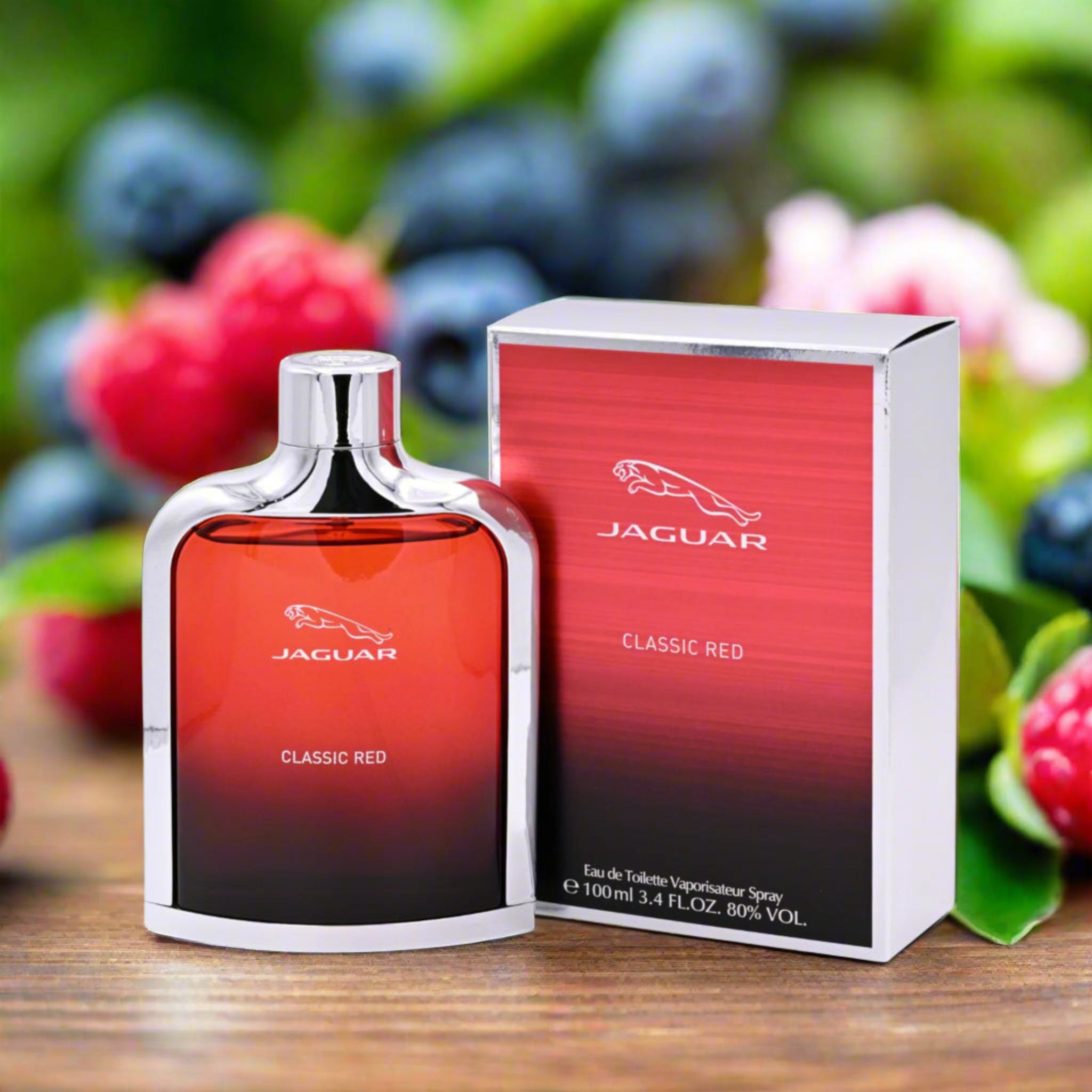 JAGUAR CLASSIC RED by Jaguar edt Spray for Men 3.3 / 3.4 oz NEW in BOX