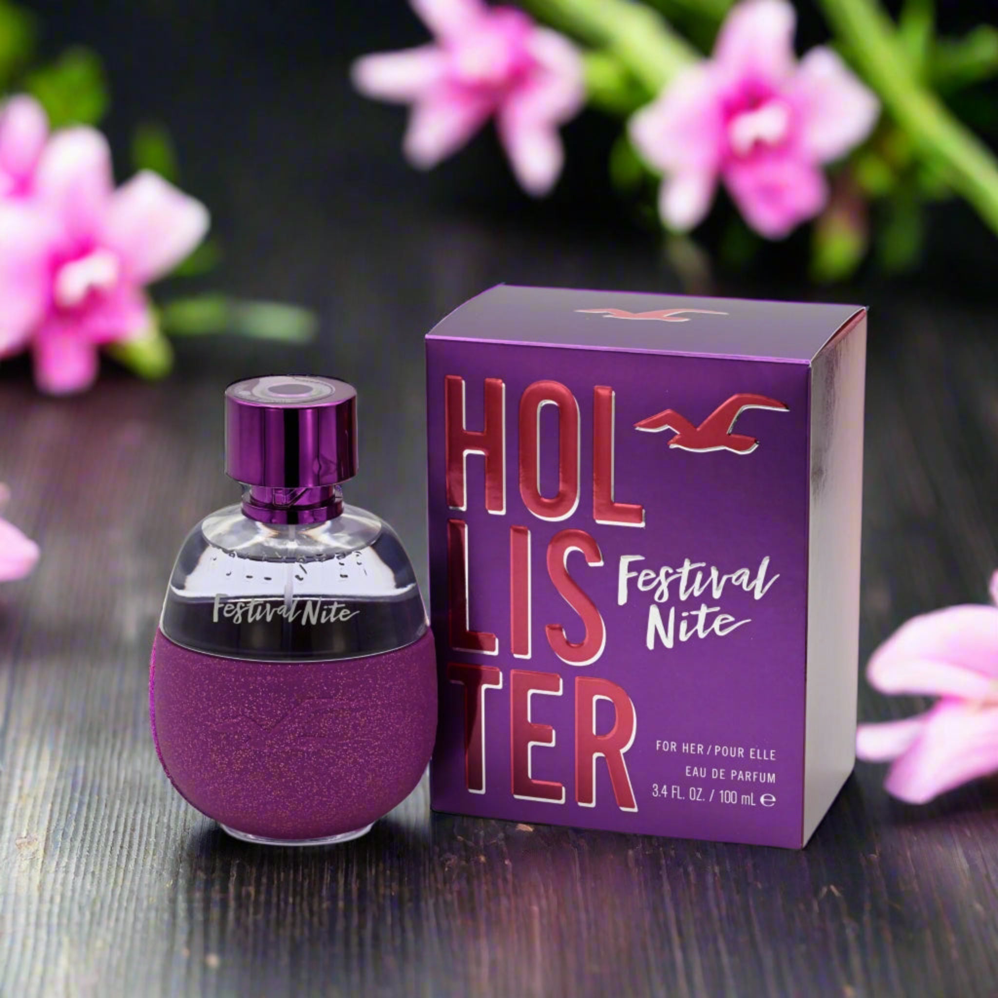 Festival Night By Hollister California perfume for her edp 3.3 / 3.4 oz New In Box