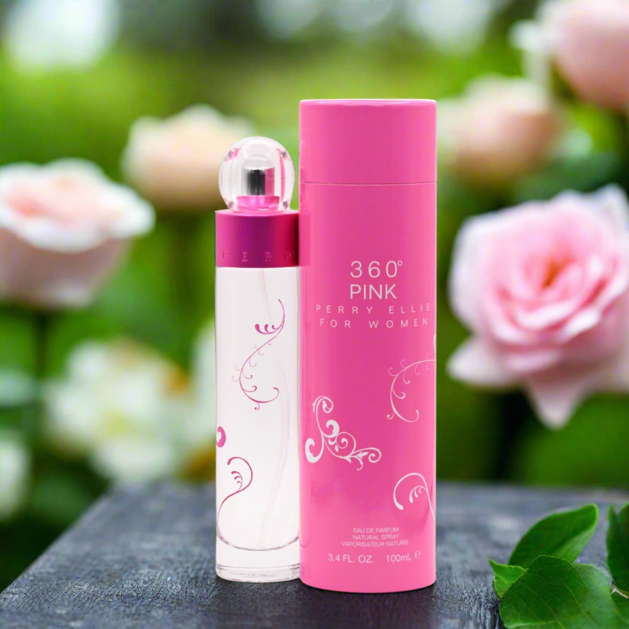 360 PINK by Perry Ellis 3.3 / 3.4 oz EDP For Women NEW IN BOX
