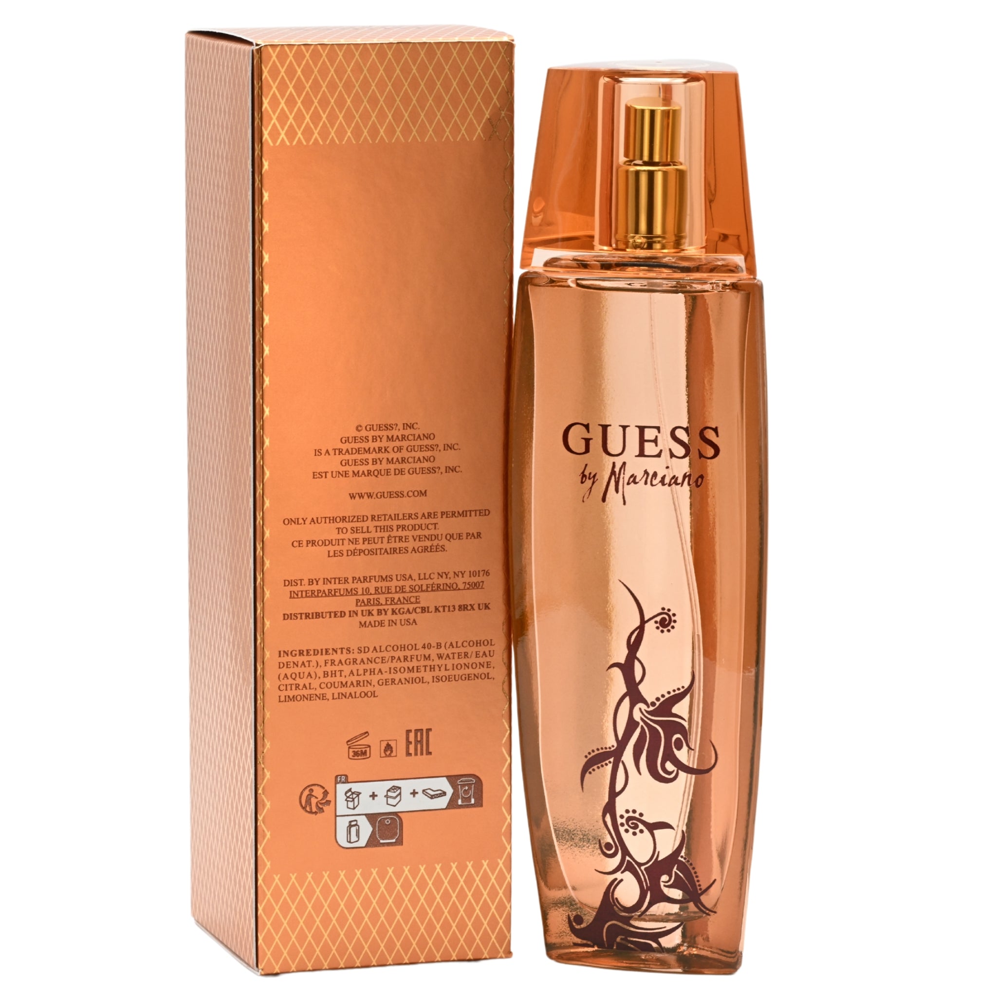 GUESS MARCIANO 3.3 oz / 3.4 oz edp for Women Perfume New In Box