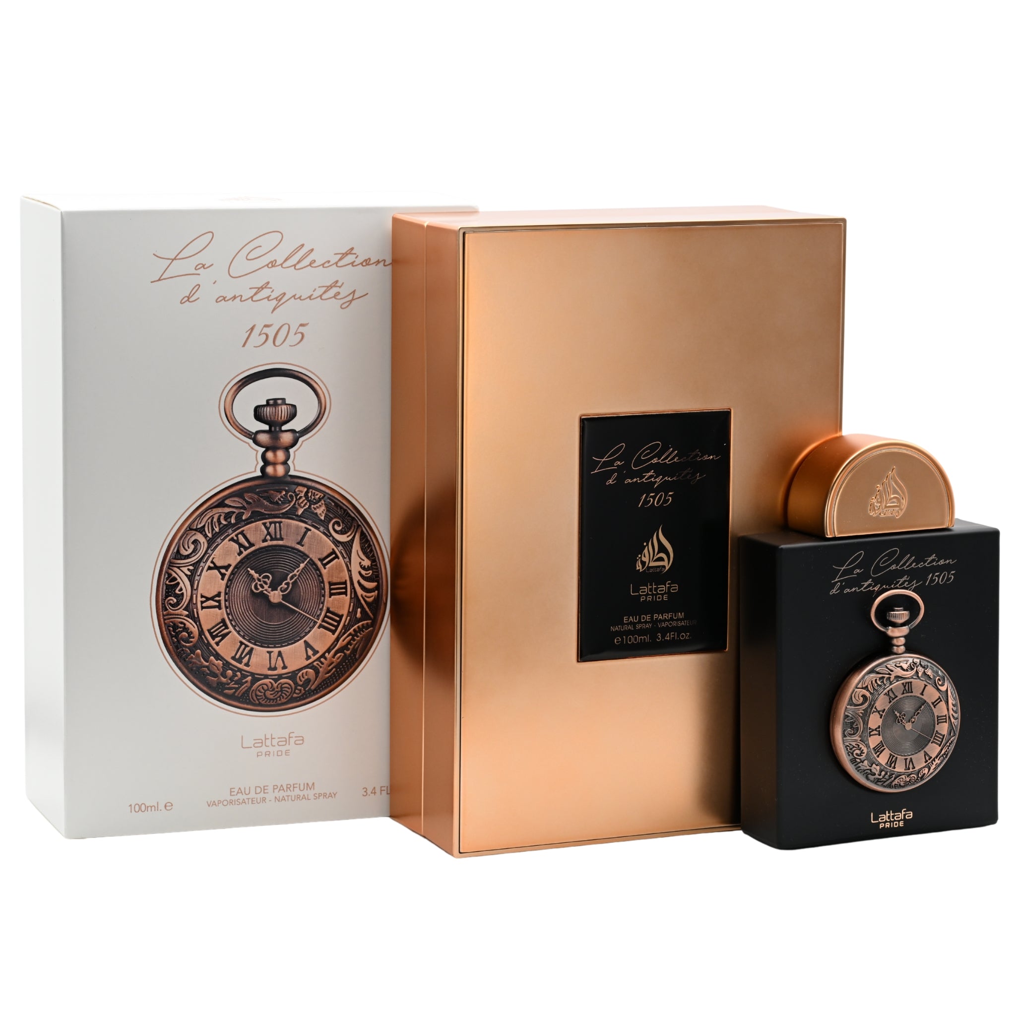 Pride La Collection d'Antiquities 1505 by Lattafa EDP 3.3 / 3.4 oz New in Box