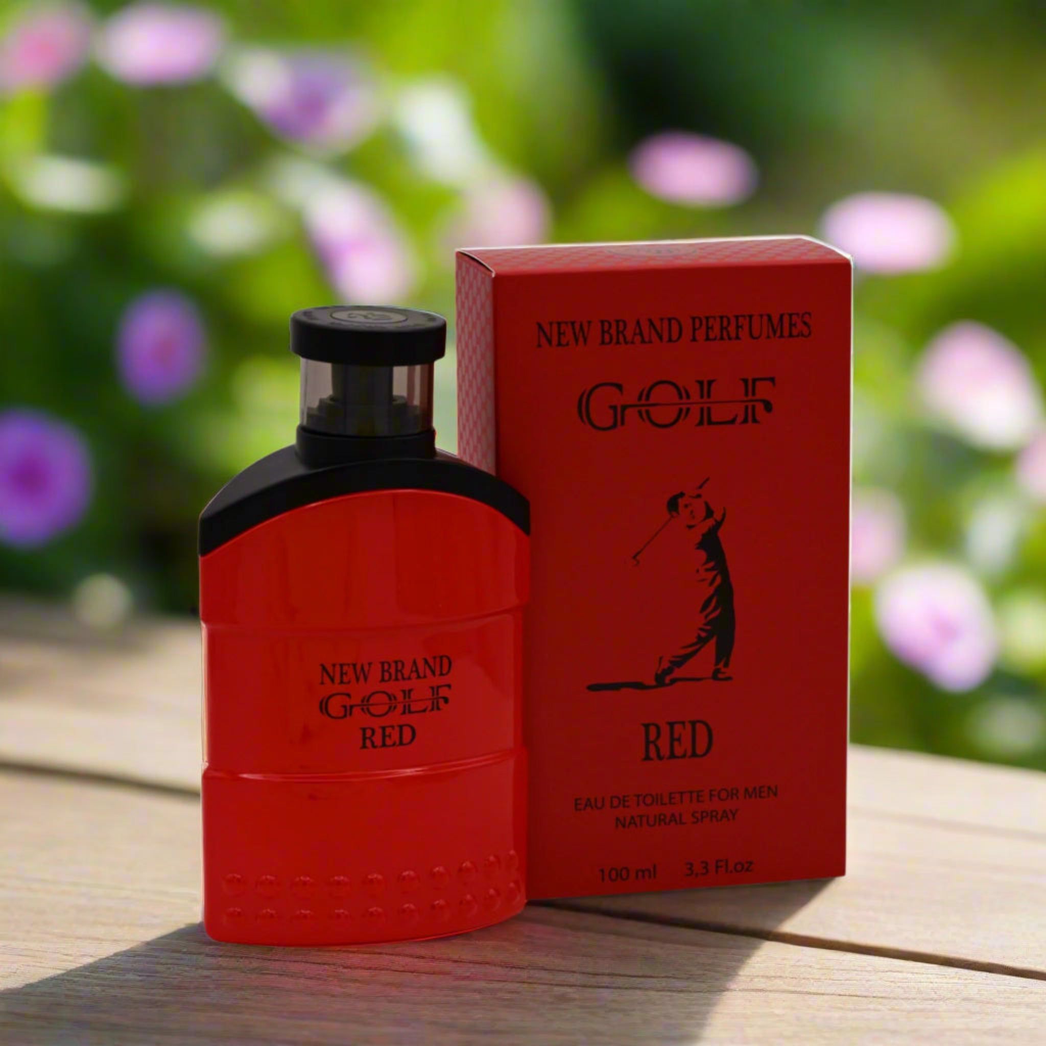 Golf Red by New Brand cologne for men EDT 3.3 / 3.4 oz New In Box