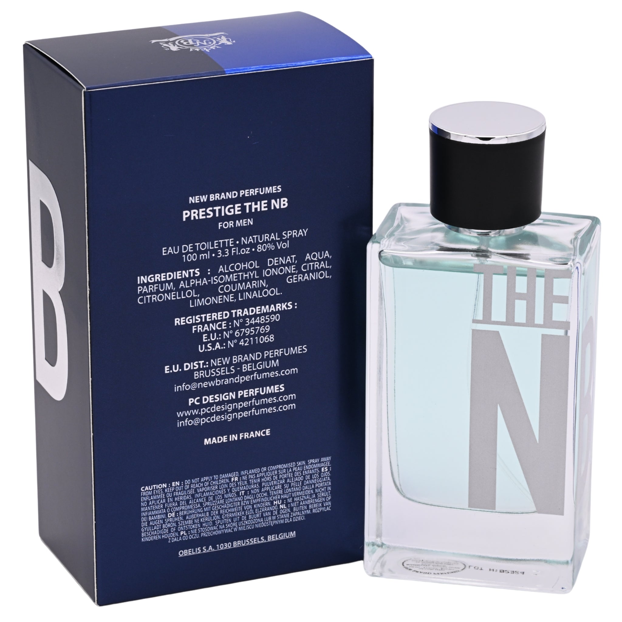 Prestige The NB by New Brand cologne for men EDT 3.3 / 3.4 oz New In Box