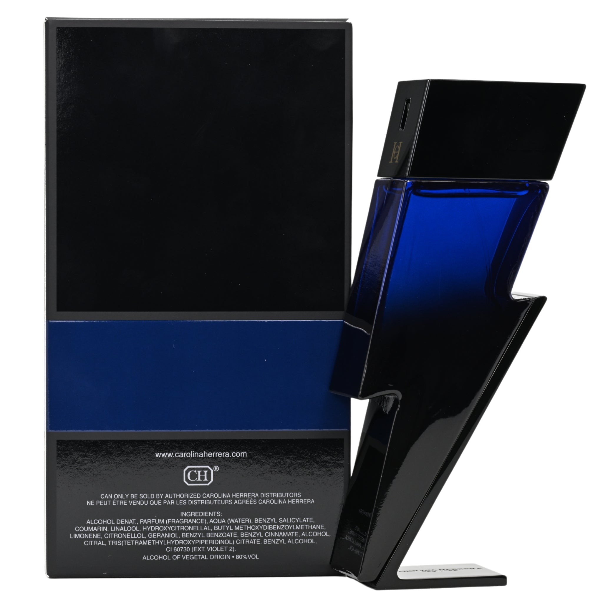 Bad Boy Cobalt Elixir perfume bottle and box on a white background
