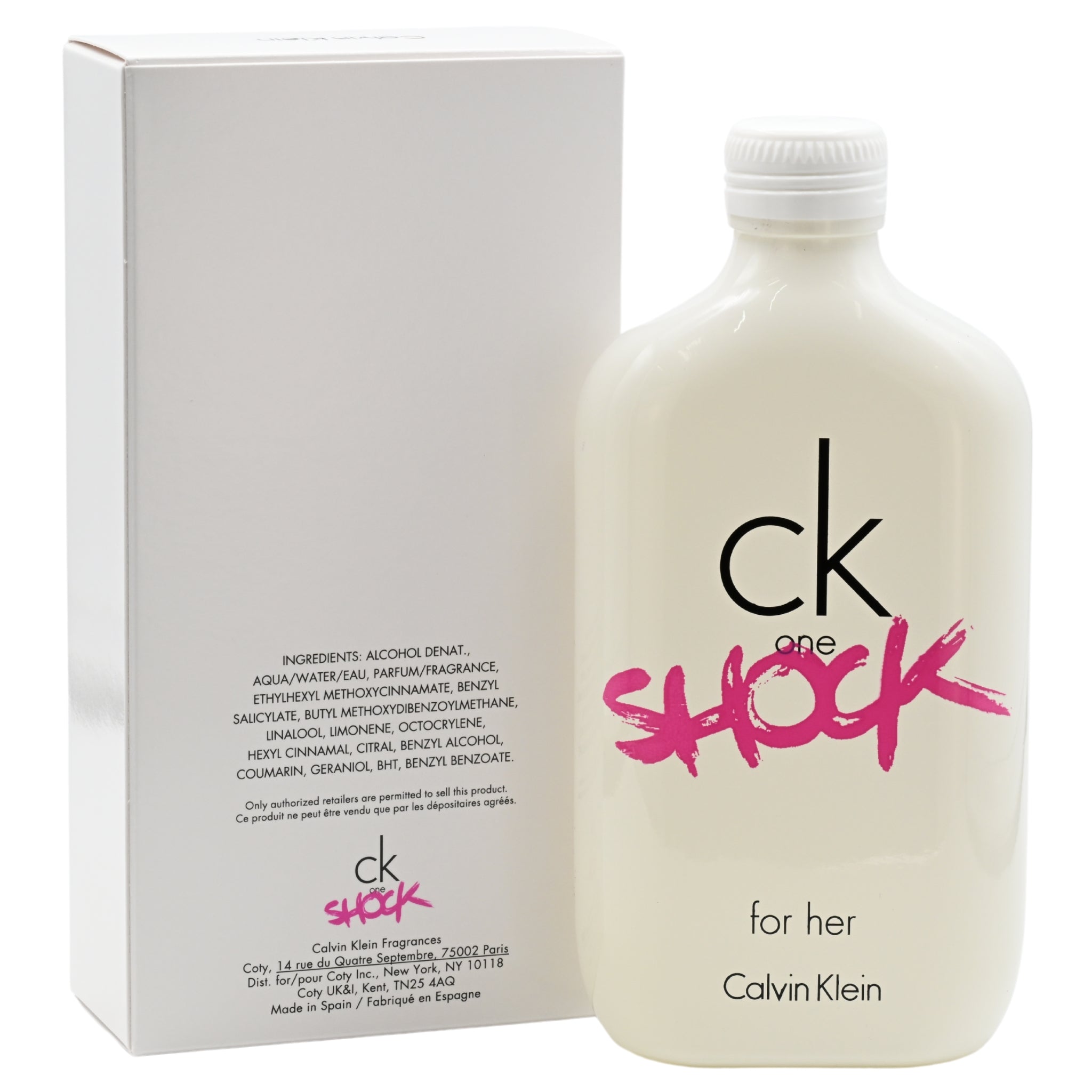 CK One Shock by Calvin Klein for Her EDT 6.7 oz 6.8 NEW in BOX