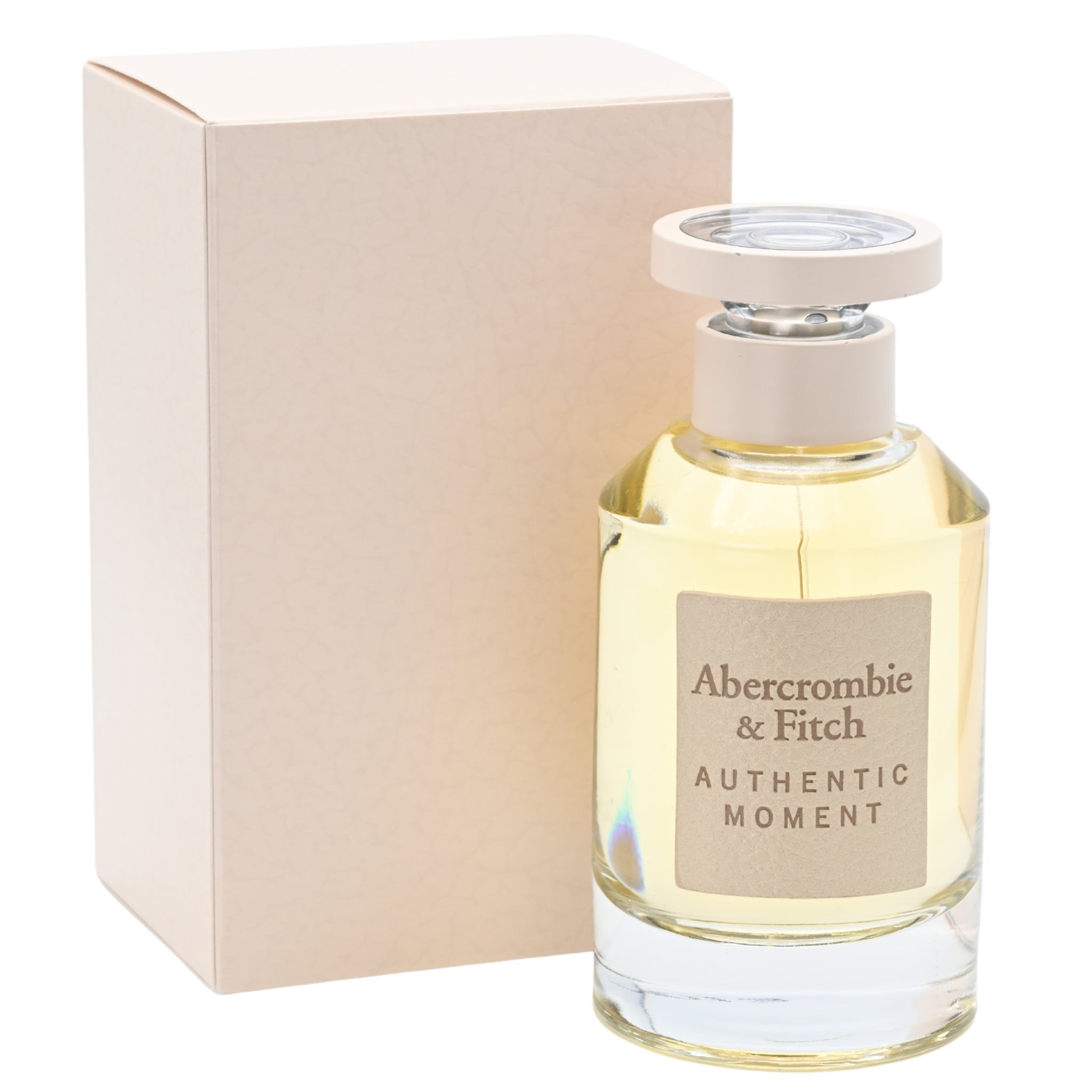 Abercrombie & Fitch perfume bottle with packaging on a white background