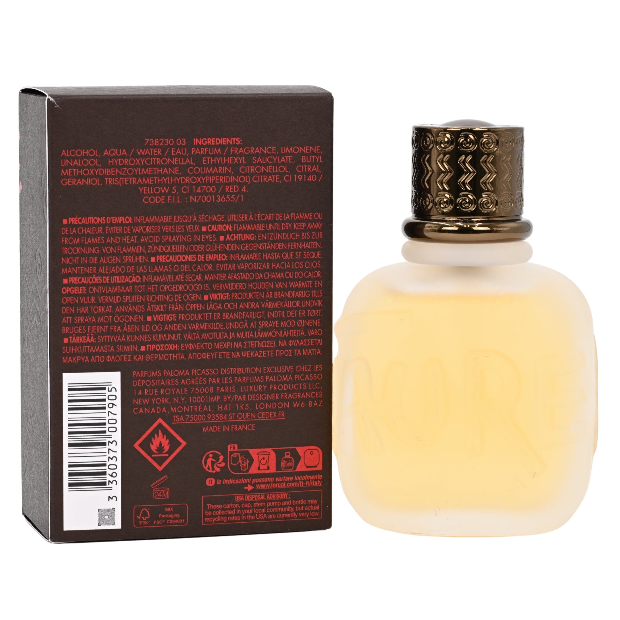 Minotaure by Paloma Picasso cologne for men EDT 2.5 oz New In Box