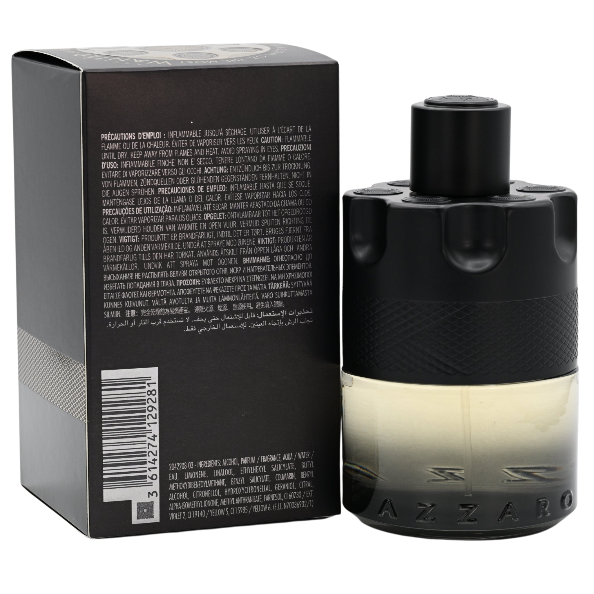 The Most Wanted by Azzaro cologne for men EDT intense 3.3 / 3.4 oz New in Box