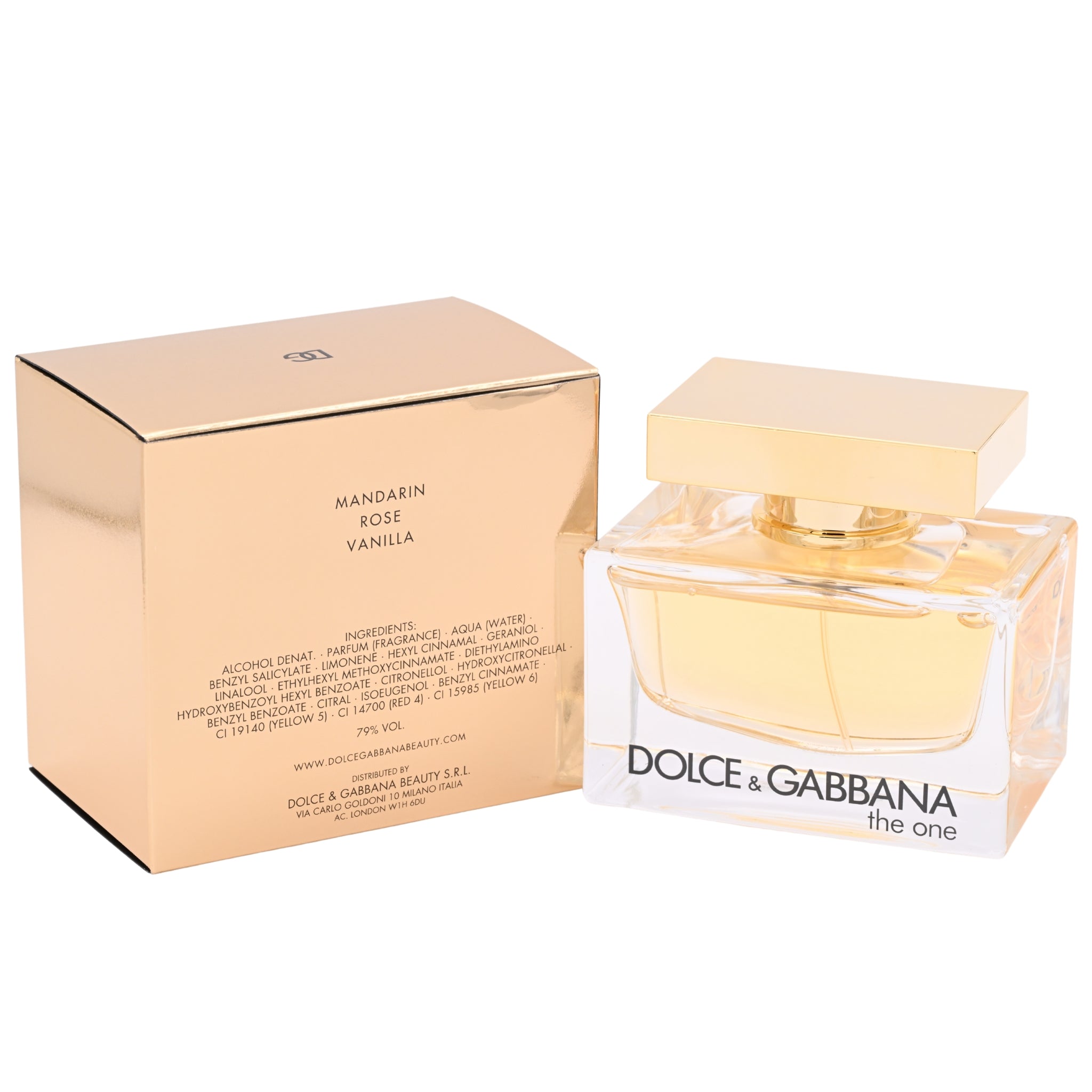 D & G THE ONE Dolce & Gabbana Perfume for Women EDP 2.5 oz NEW IN BOX
