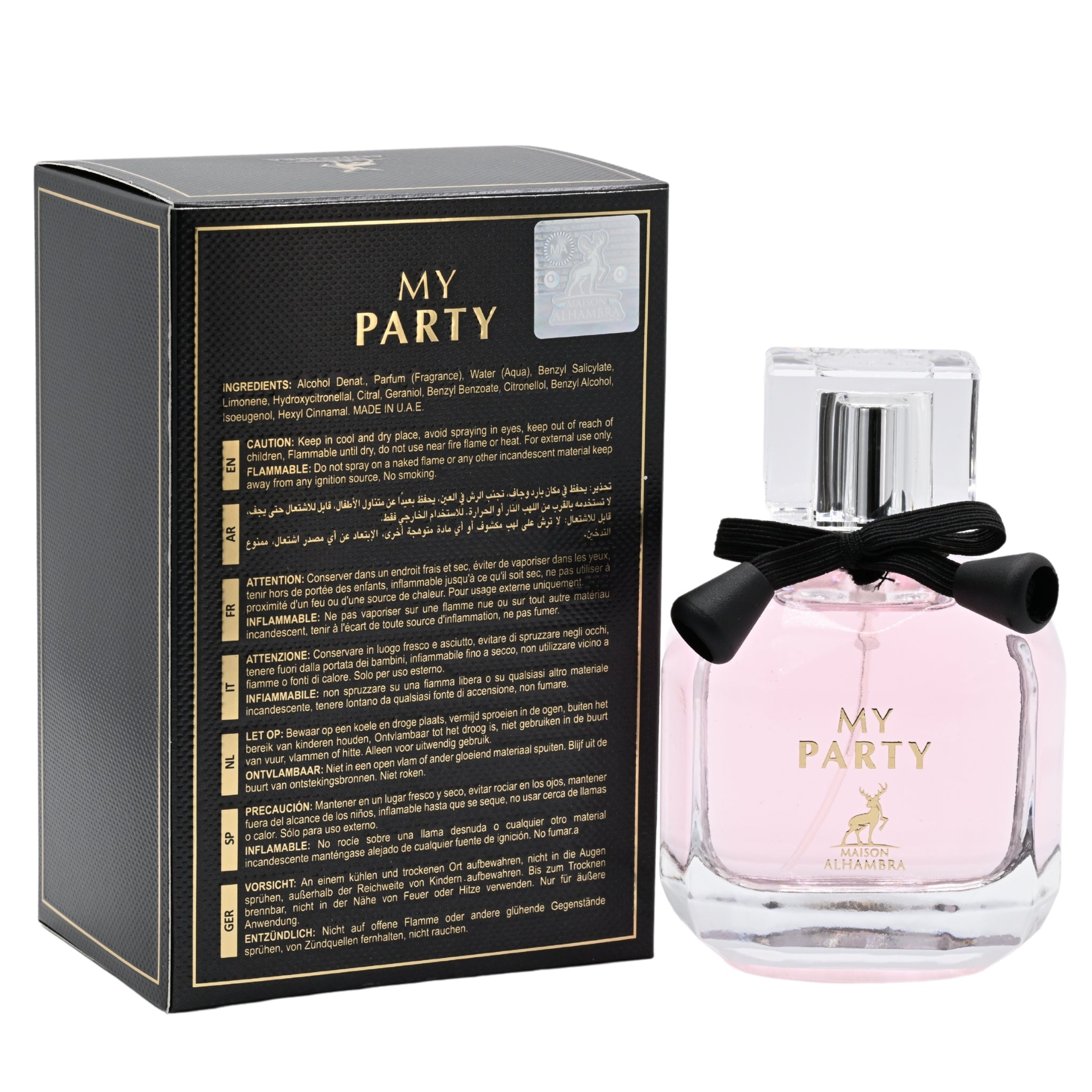 My Party by Maison Alhambra perfume for women EDP 3.3 / 3.4 oz New in Box
