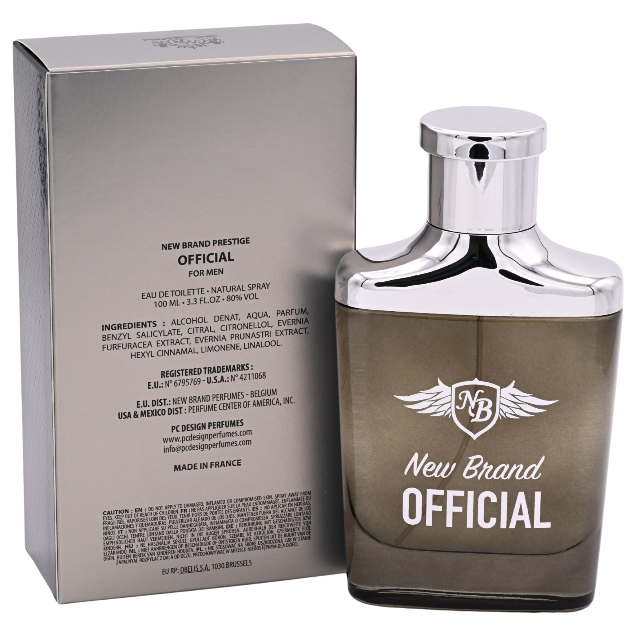 Prestige Official by New Brand cologne for men EDT 3.3 /3.4 oz New In Box