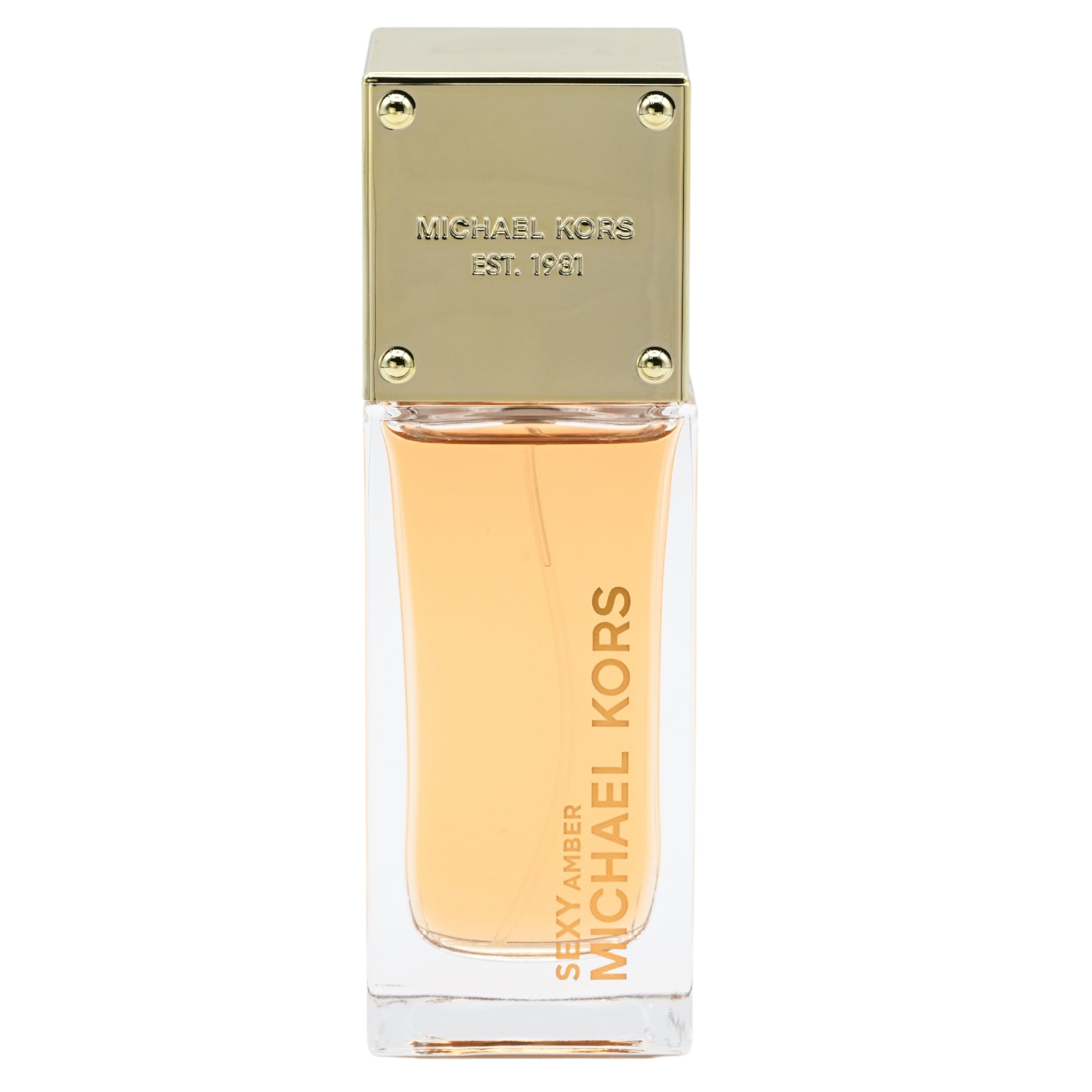 Michael Kors perfume bottle on a white background